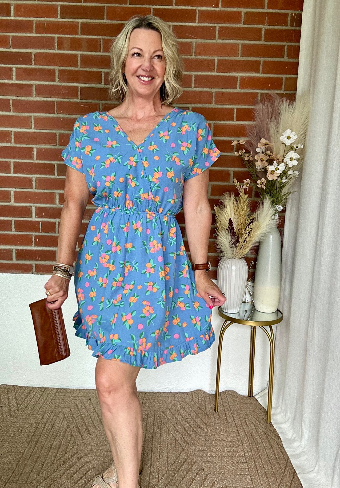 Slate Blue Summer Dress
