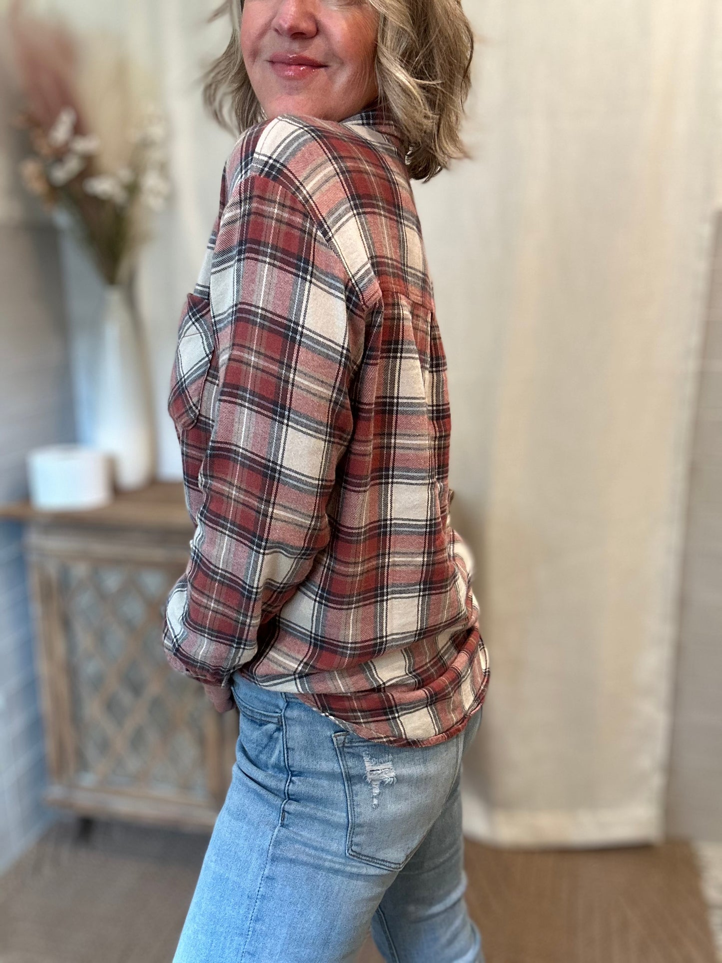 Classic Soft Plaid Shirt