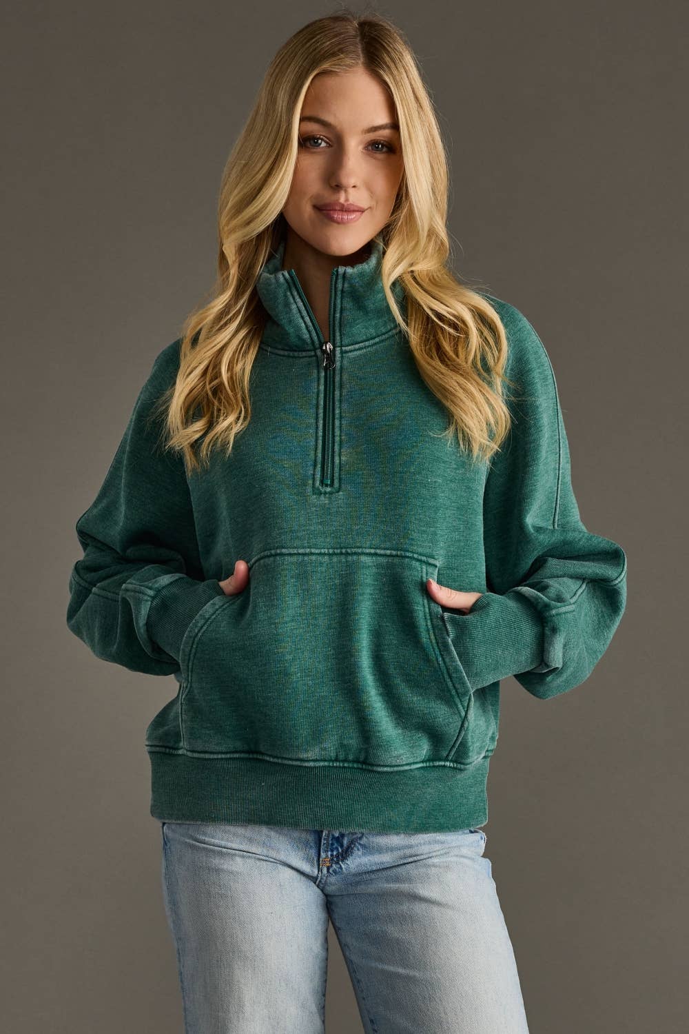 Dk Green Cozy Sweatshirt
