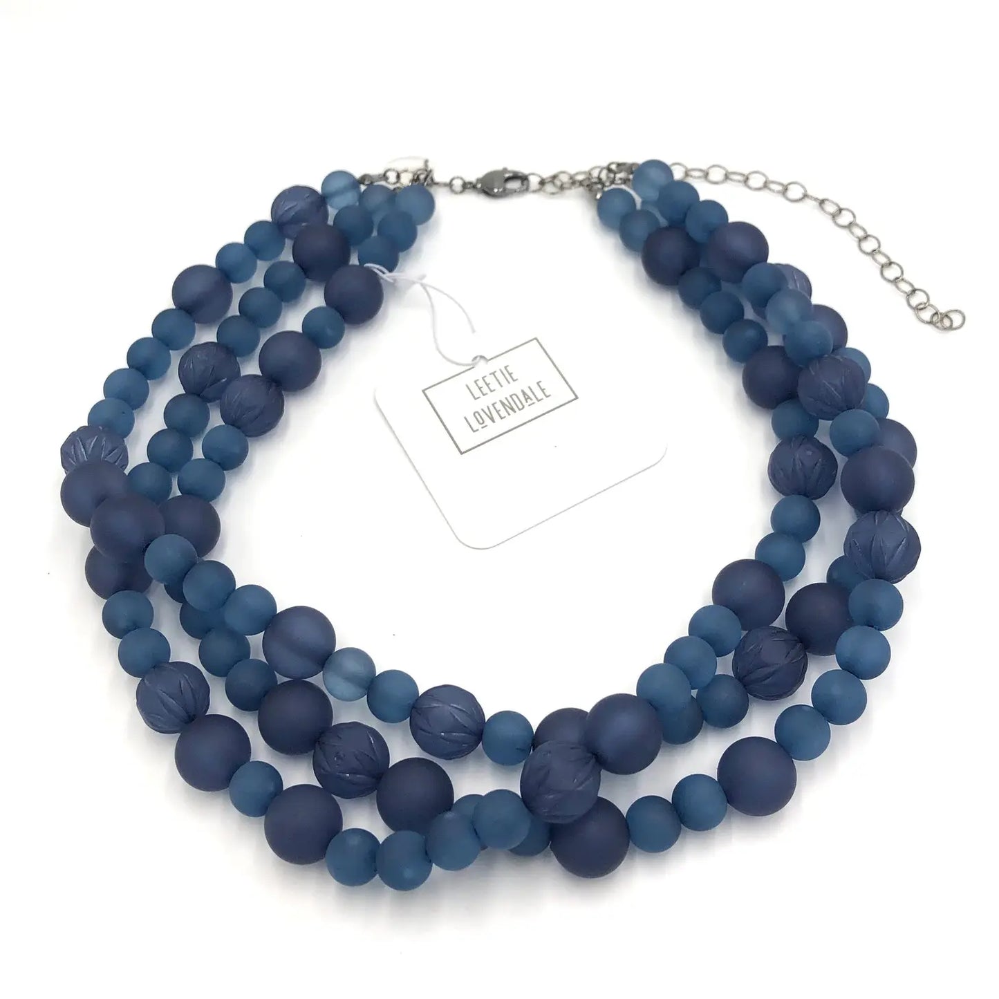 Denim Blue Necklace