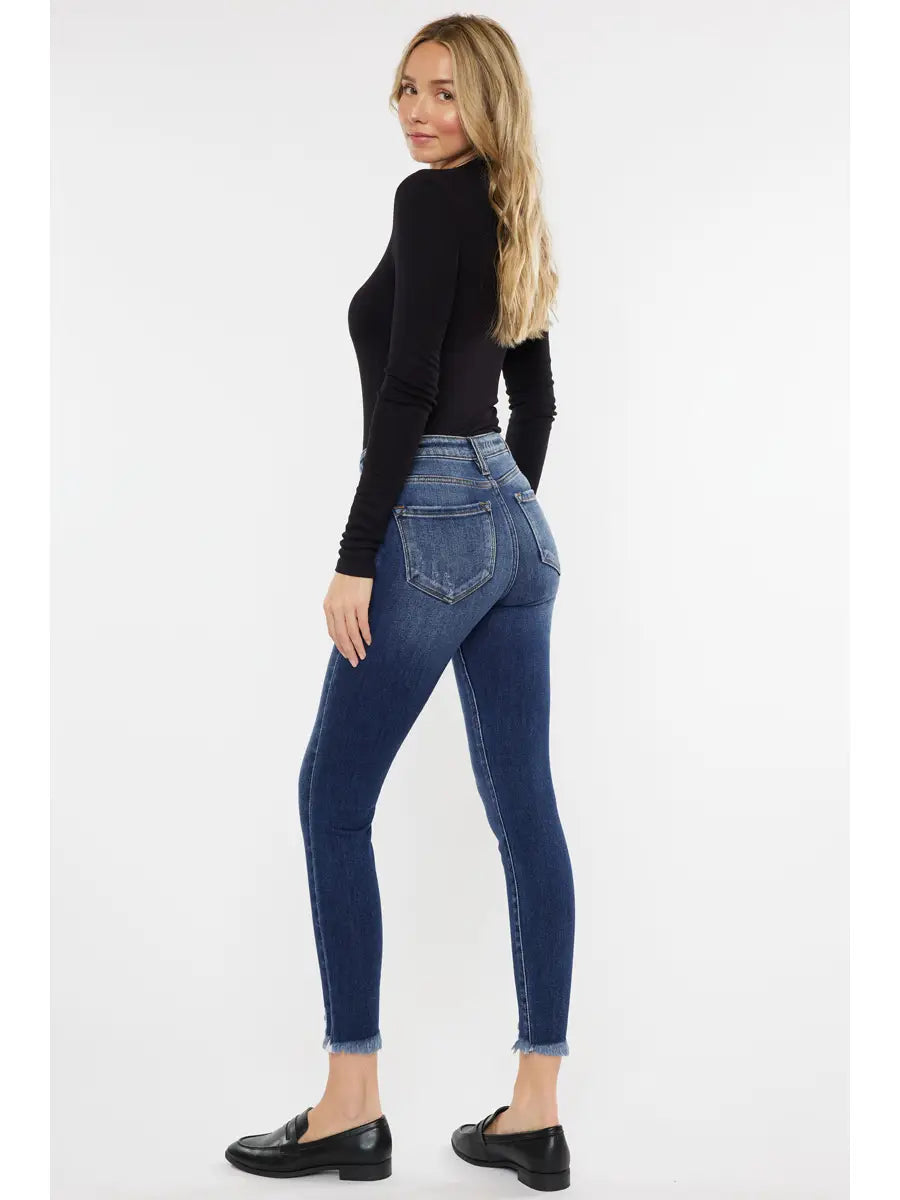 Leo High Rise Ankle Jeans