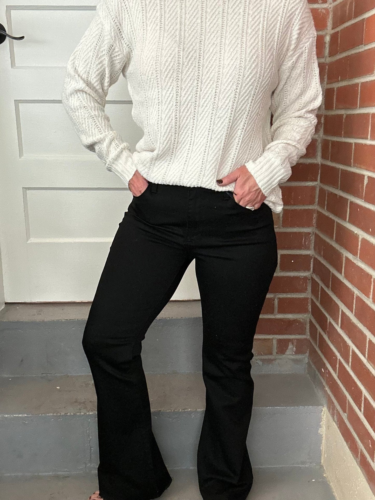 Black Flare Jeans