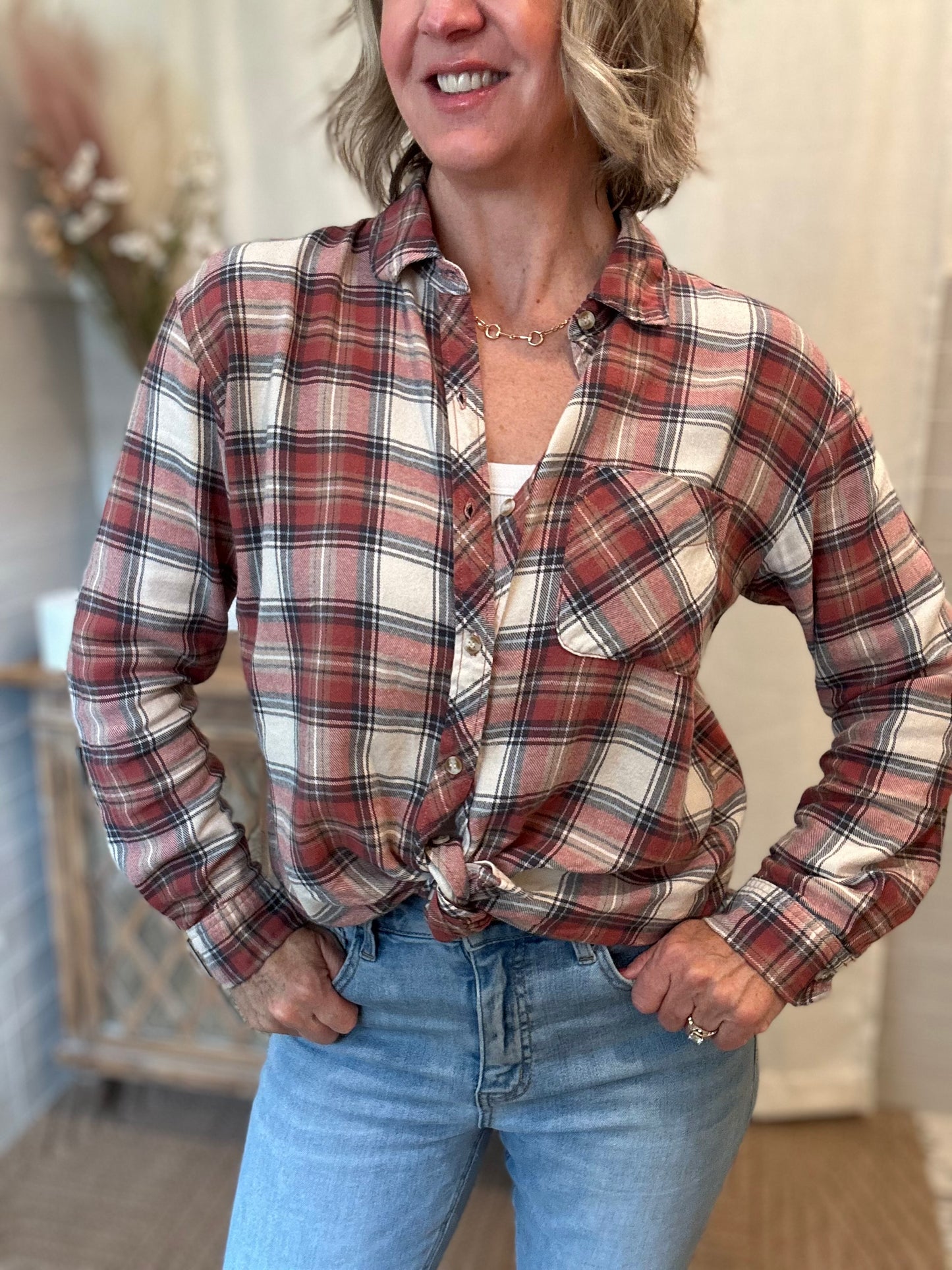 Classic Soft Plaid Shirt
