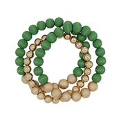Wood Beaded Bracelets
