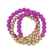Wood Beaded Bracelets