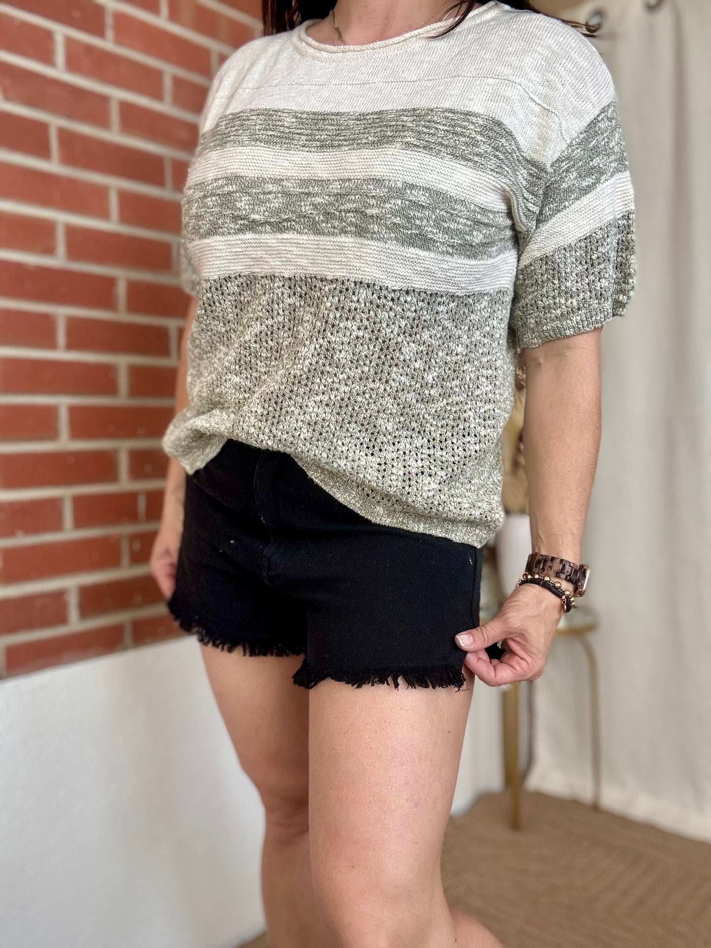 Light Stripe Sweater