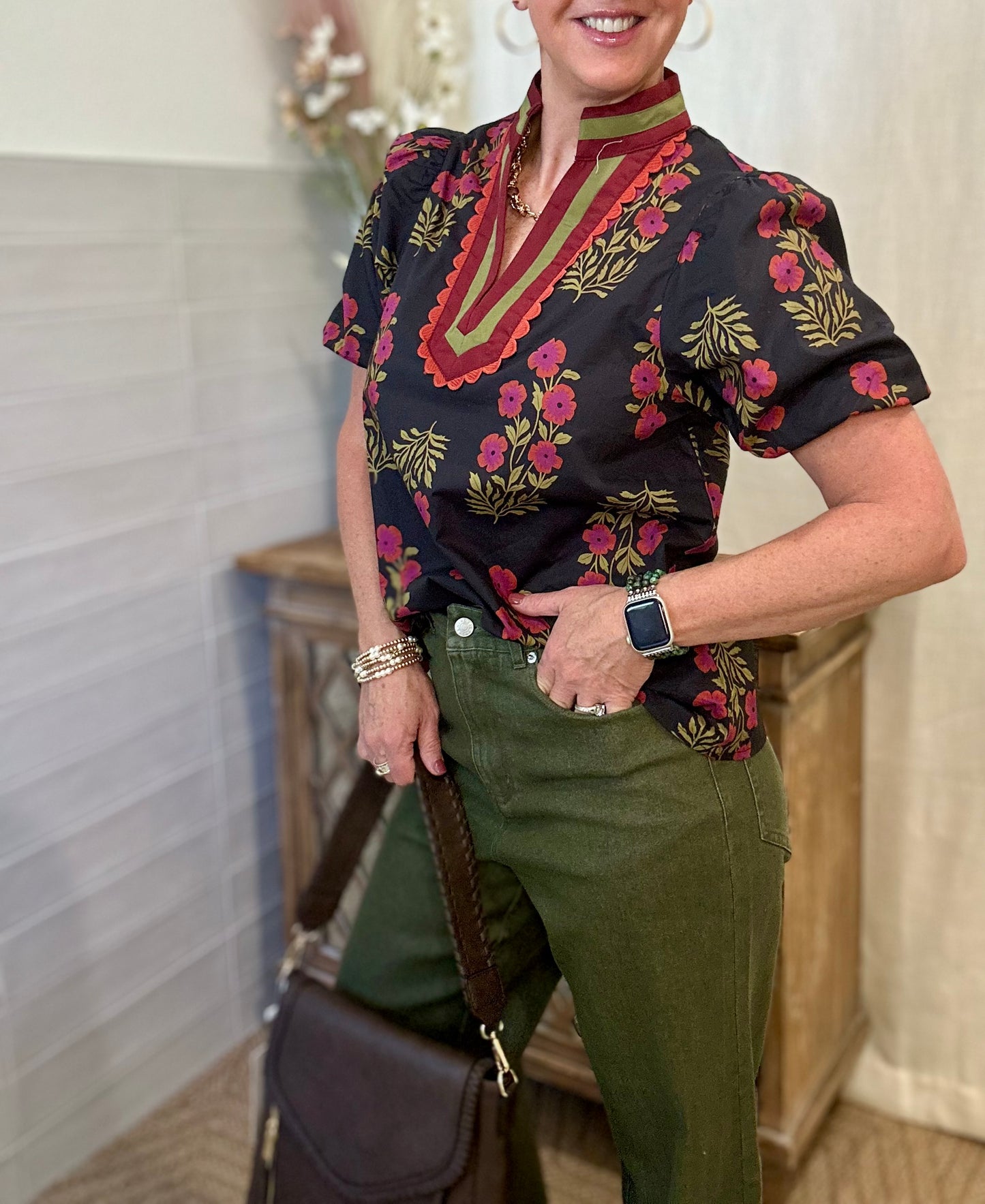 Floral Prep Blouse