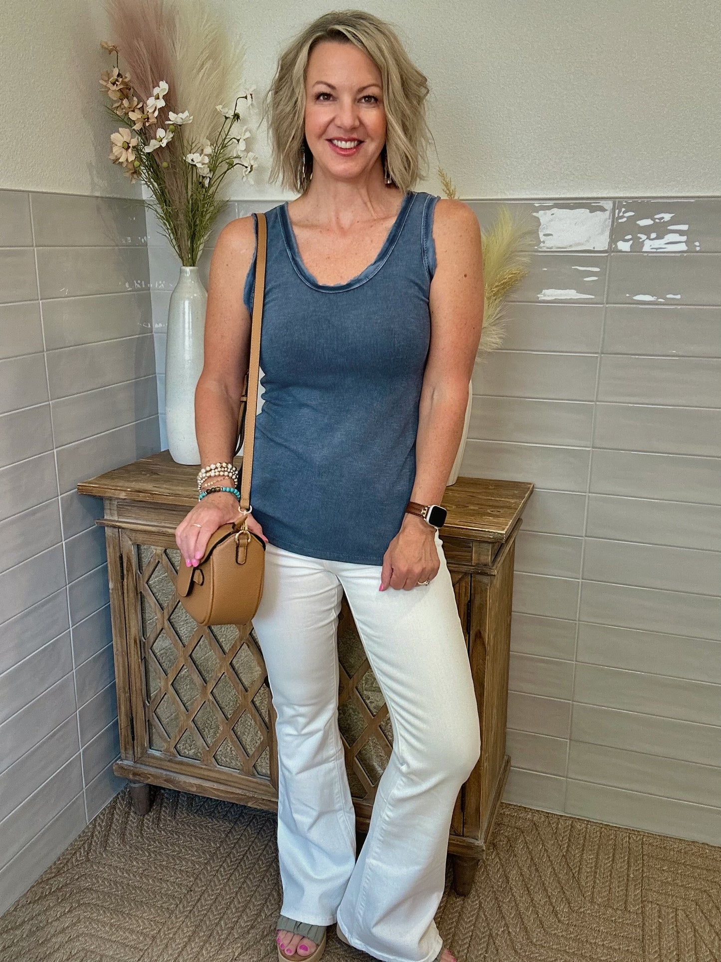 White Flare Jeans