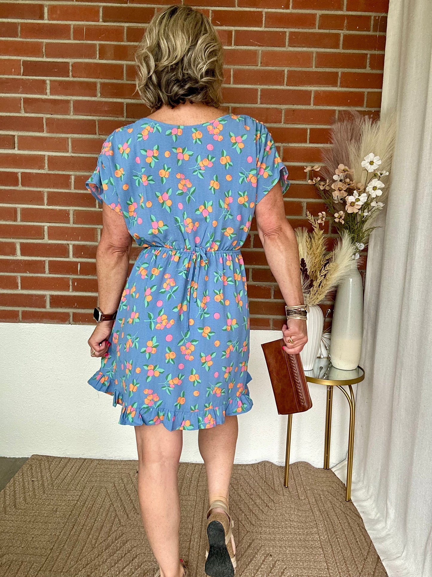 Slate Blue Summer Dress