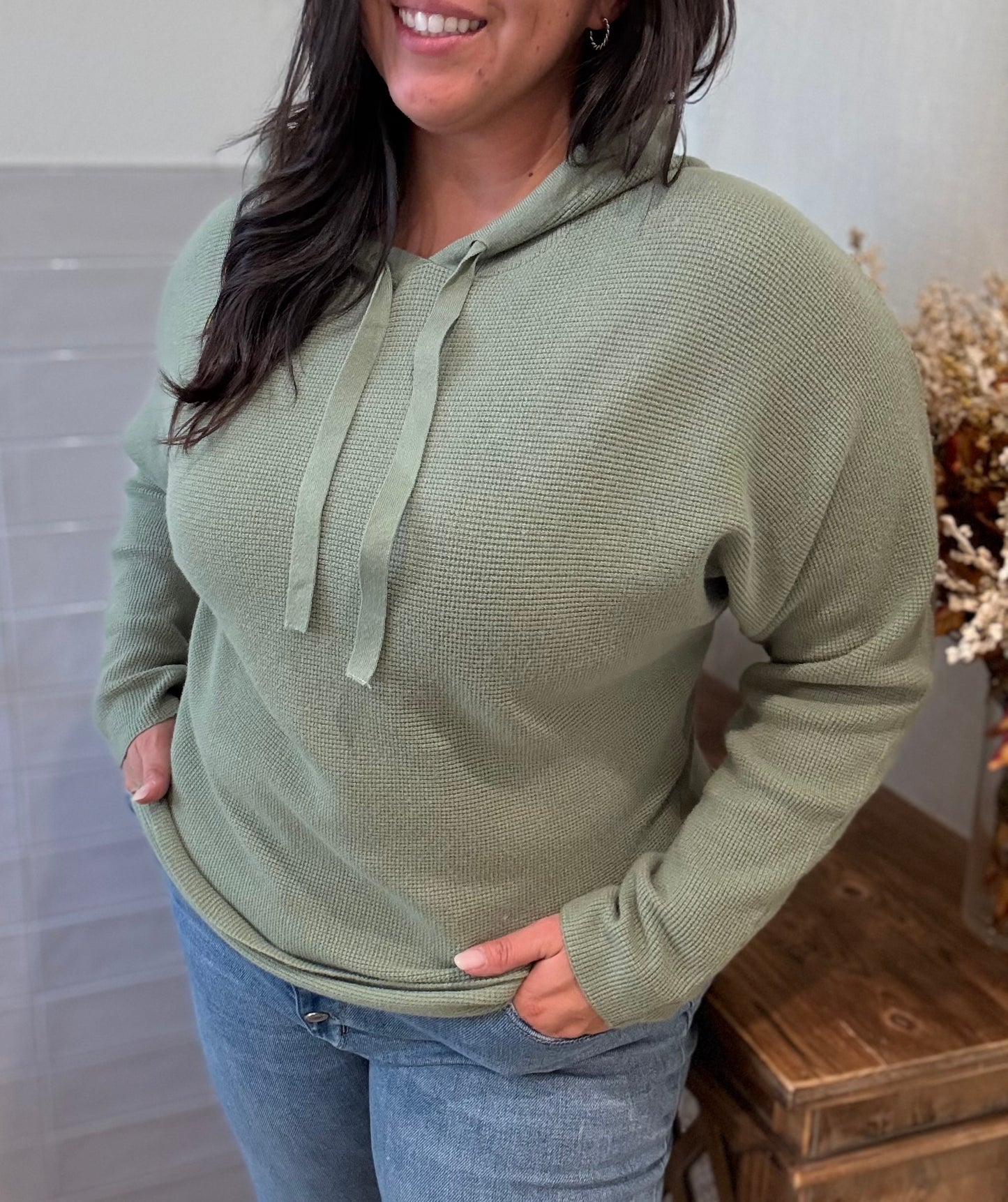 Dark Sage Pullover Hoodie