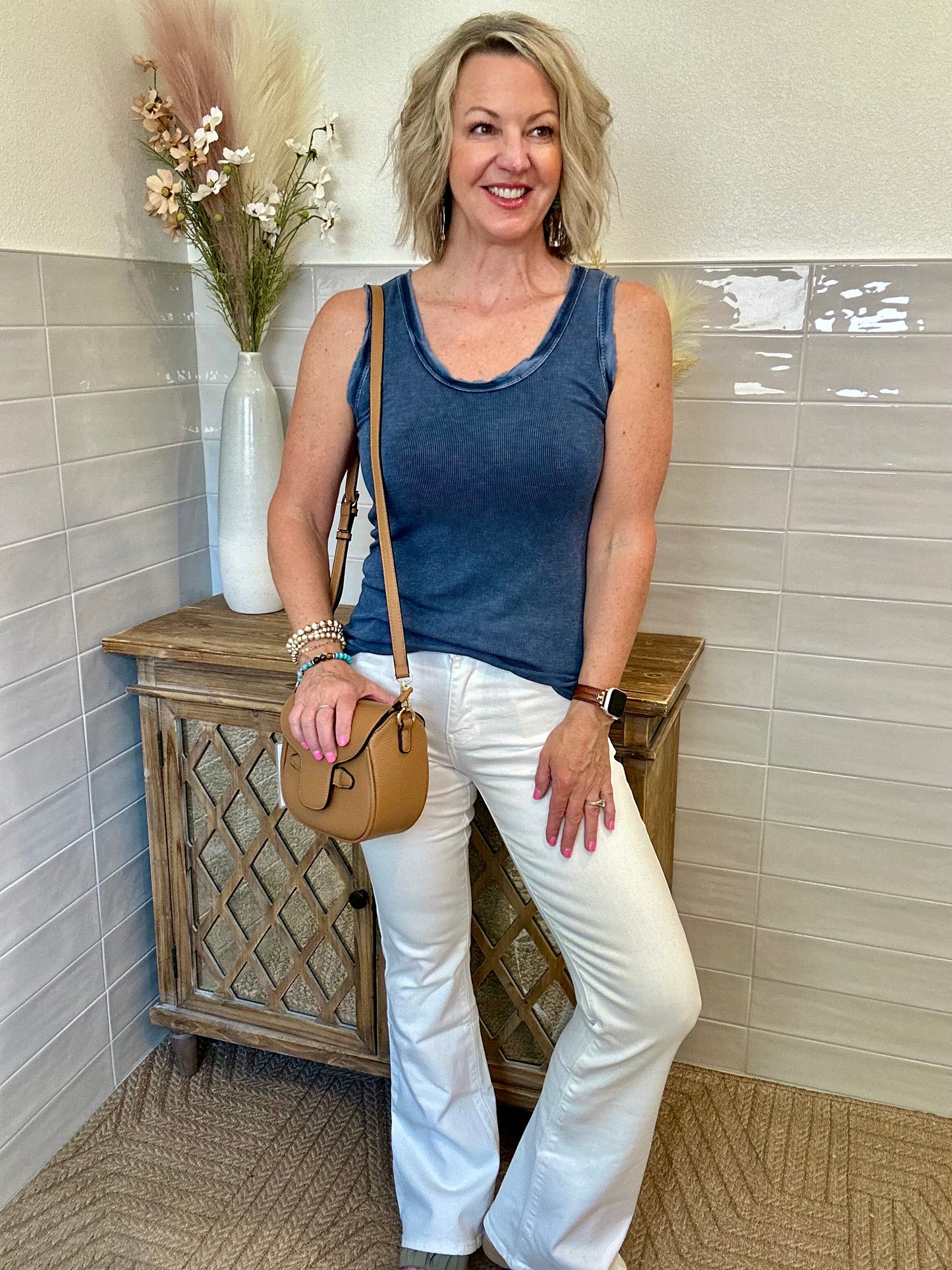 White Flare Jeans