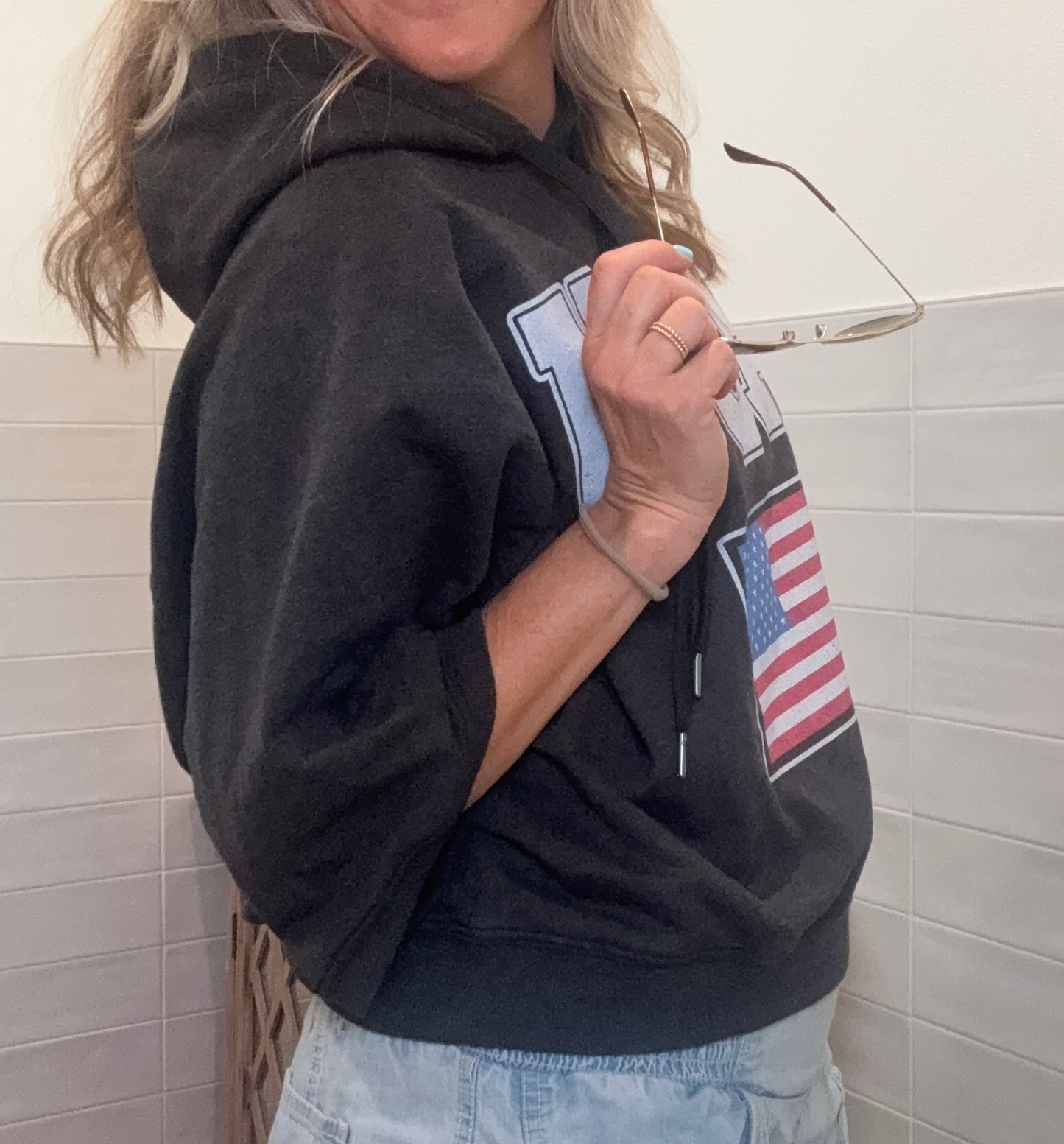 USA Hoodie Sweatshirt - One Size