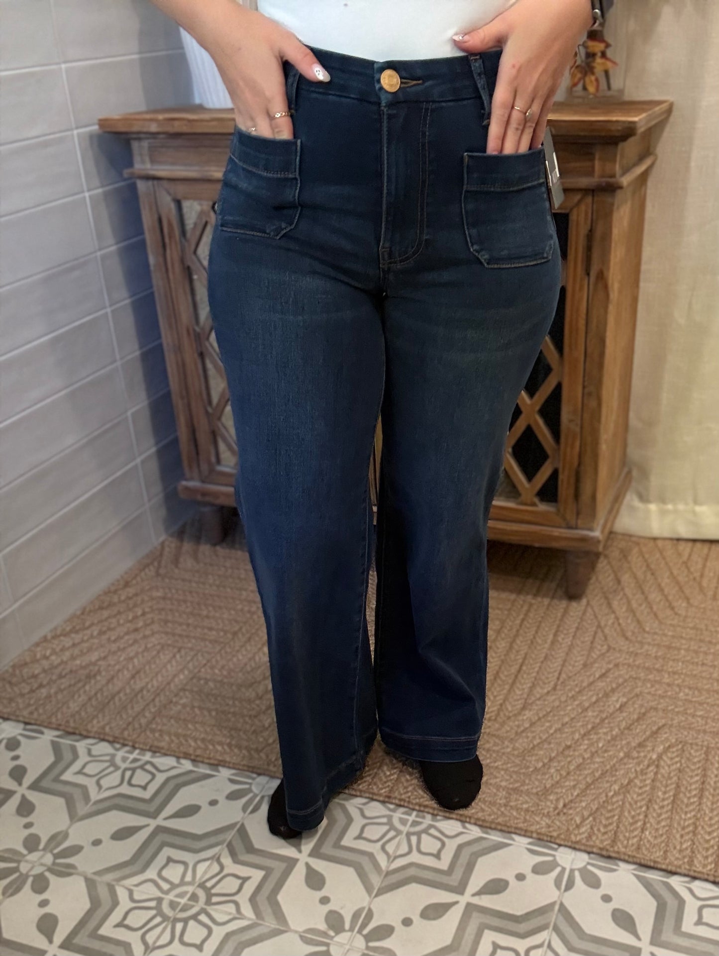 Meg High Rise Wide Leg Jeans - KUT