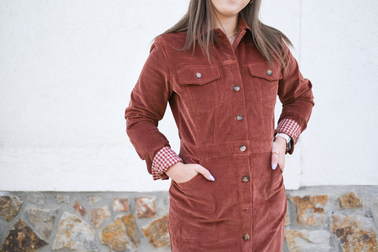 Gladys Corduroy Dress