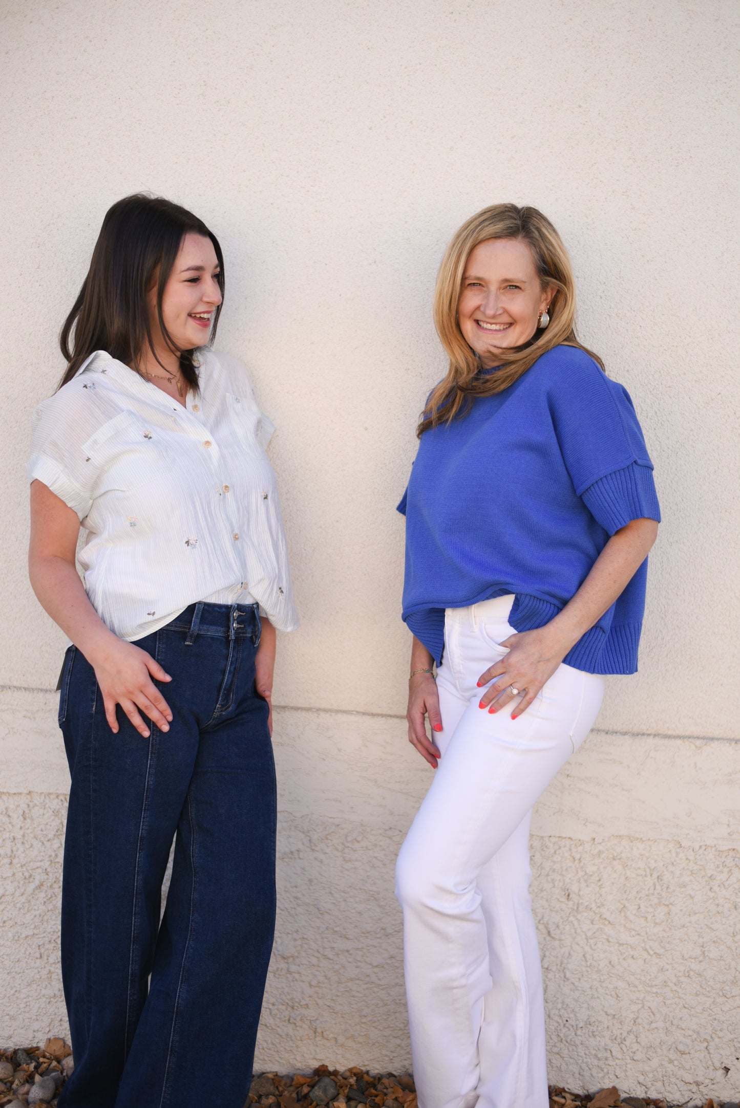 High Rise Front Seam Jeans