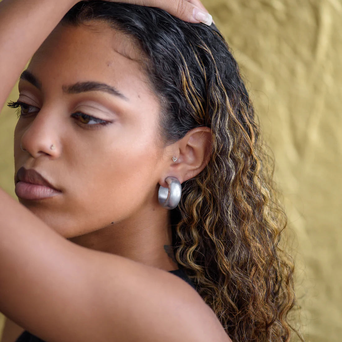Shabby Hoop Earrings