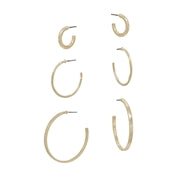 Huggie Hoops - Gold and Silver