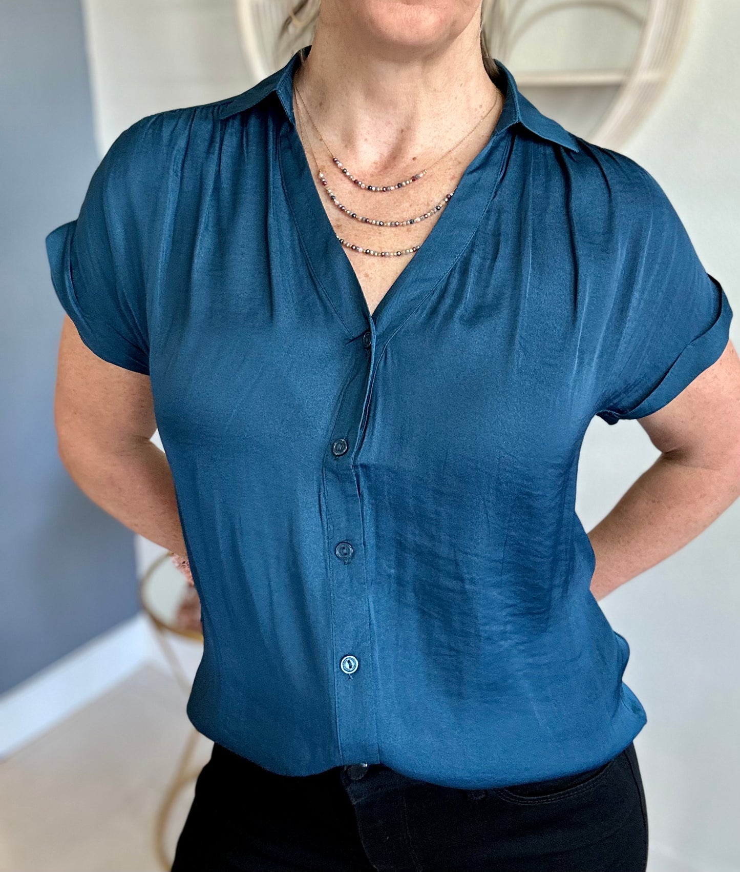 Deep Lake Blouse