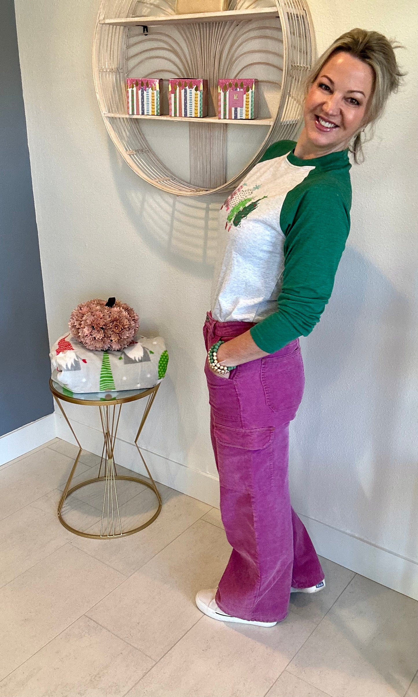 Hot Pink Corduroy Pants