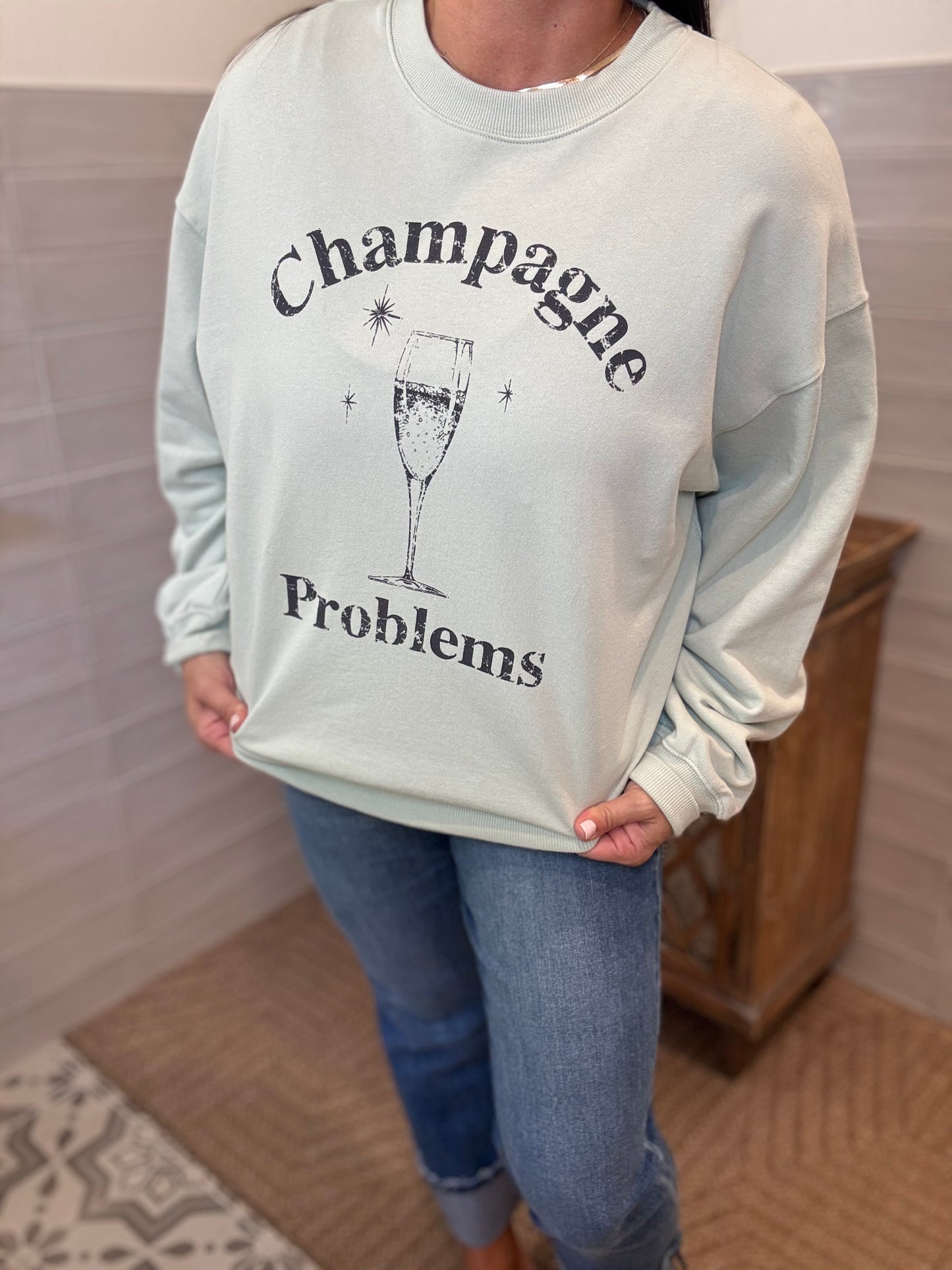 Champagne Problems Premium Sweatshirt