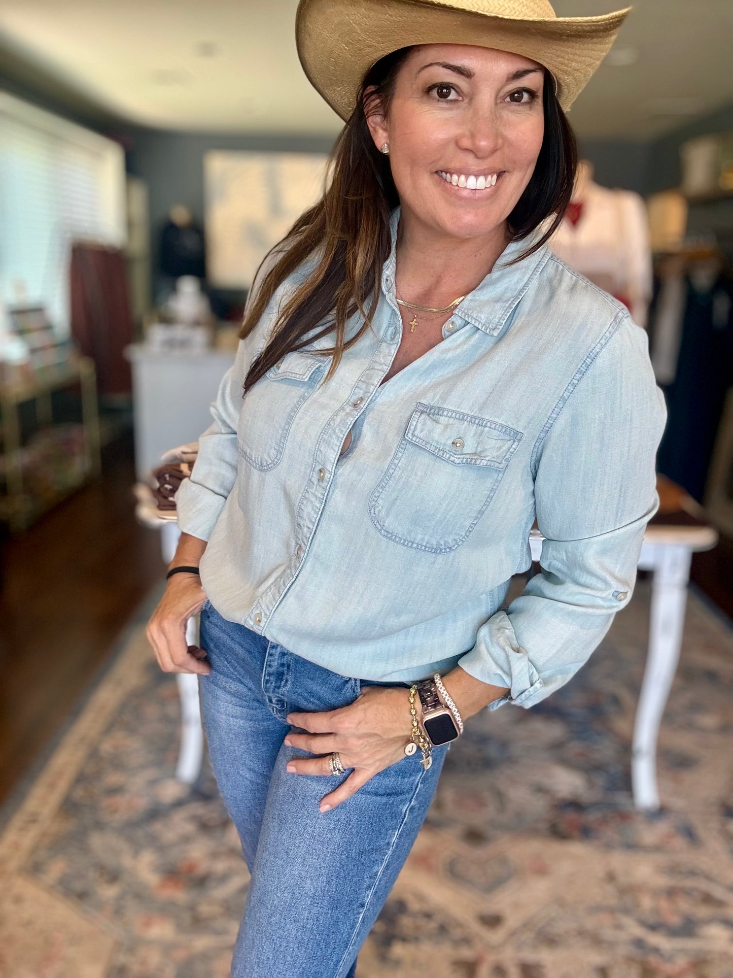 Denim Beau Shirt - Restocked