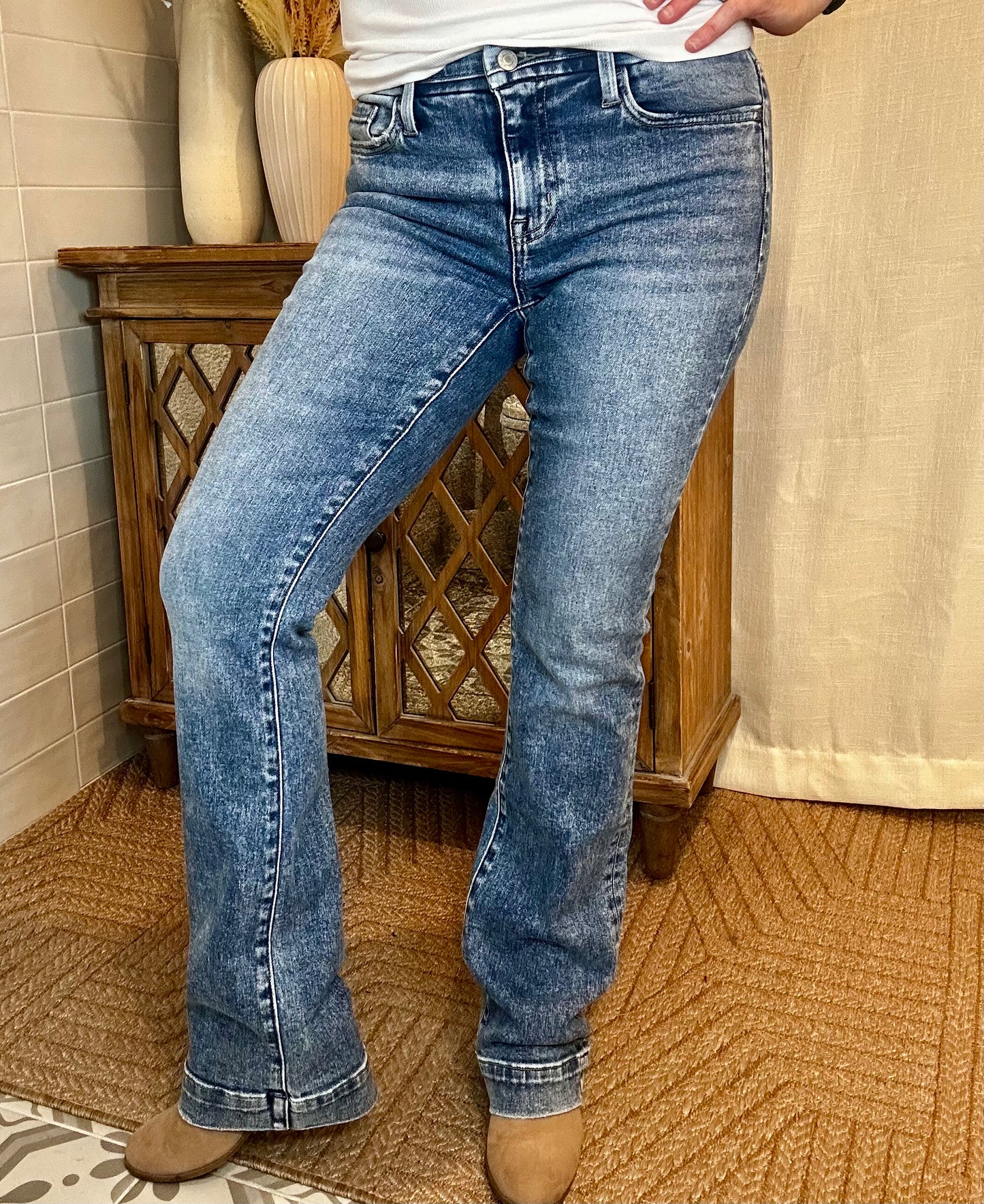 Mount Mid Rise Bootcut Jeans - Restocked!