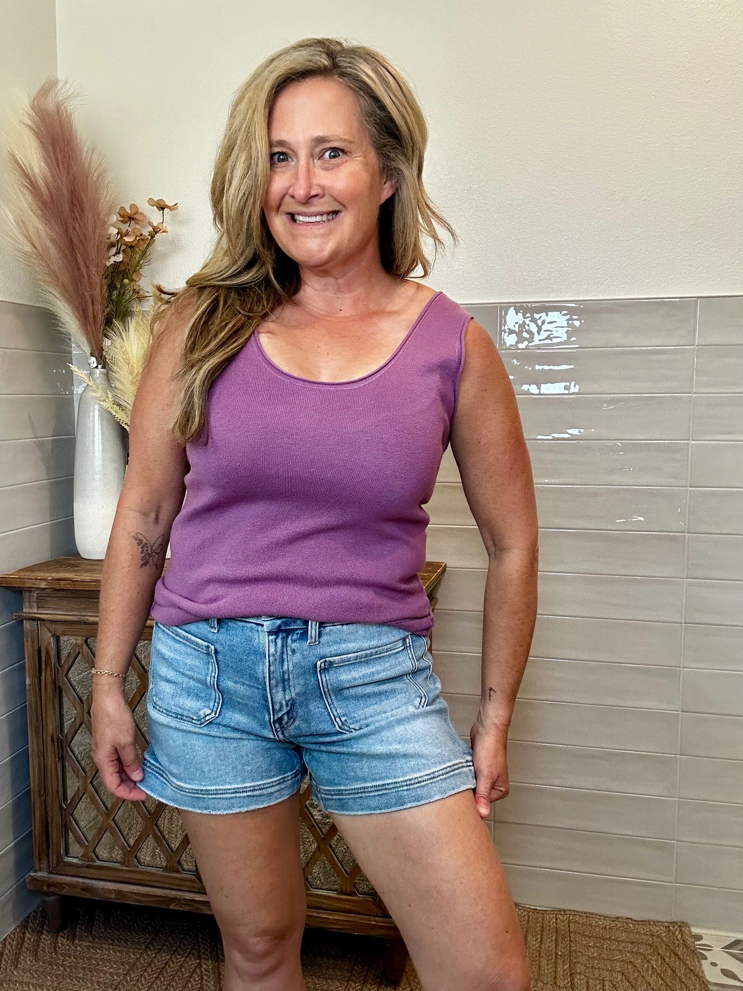 Denim Pocket Shorts