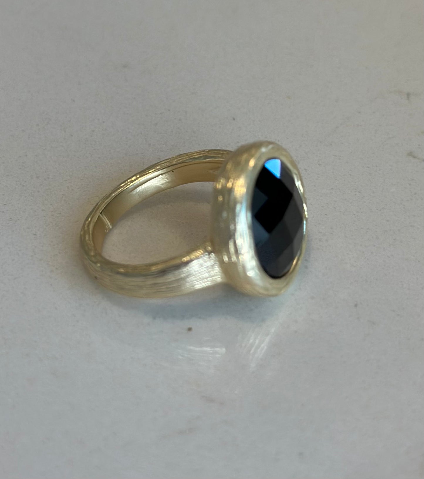 Mosey Jet Ring