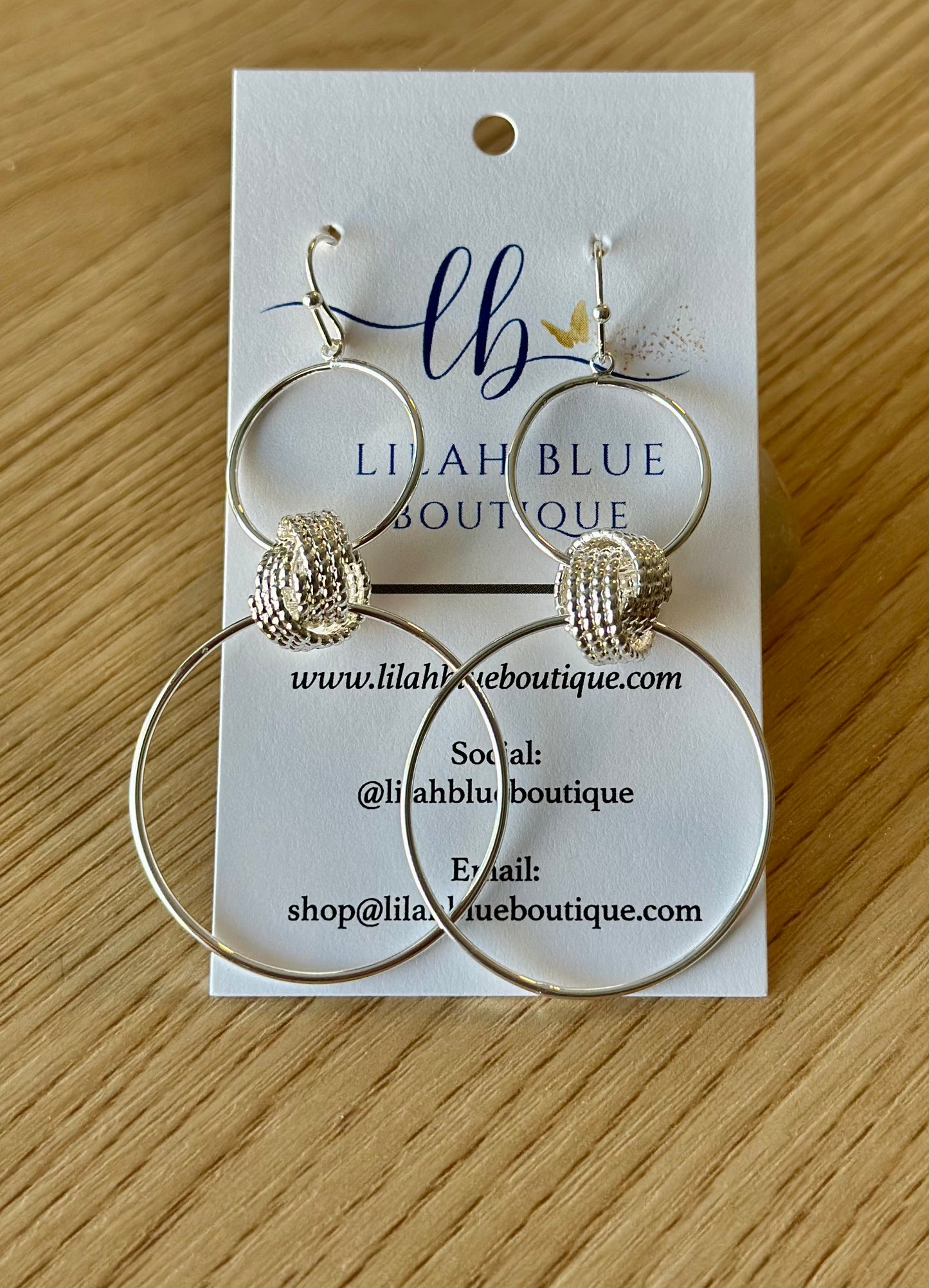 Textured Knot Earrings