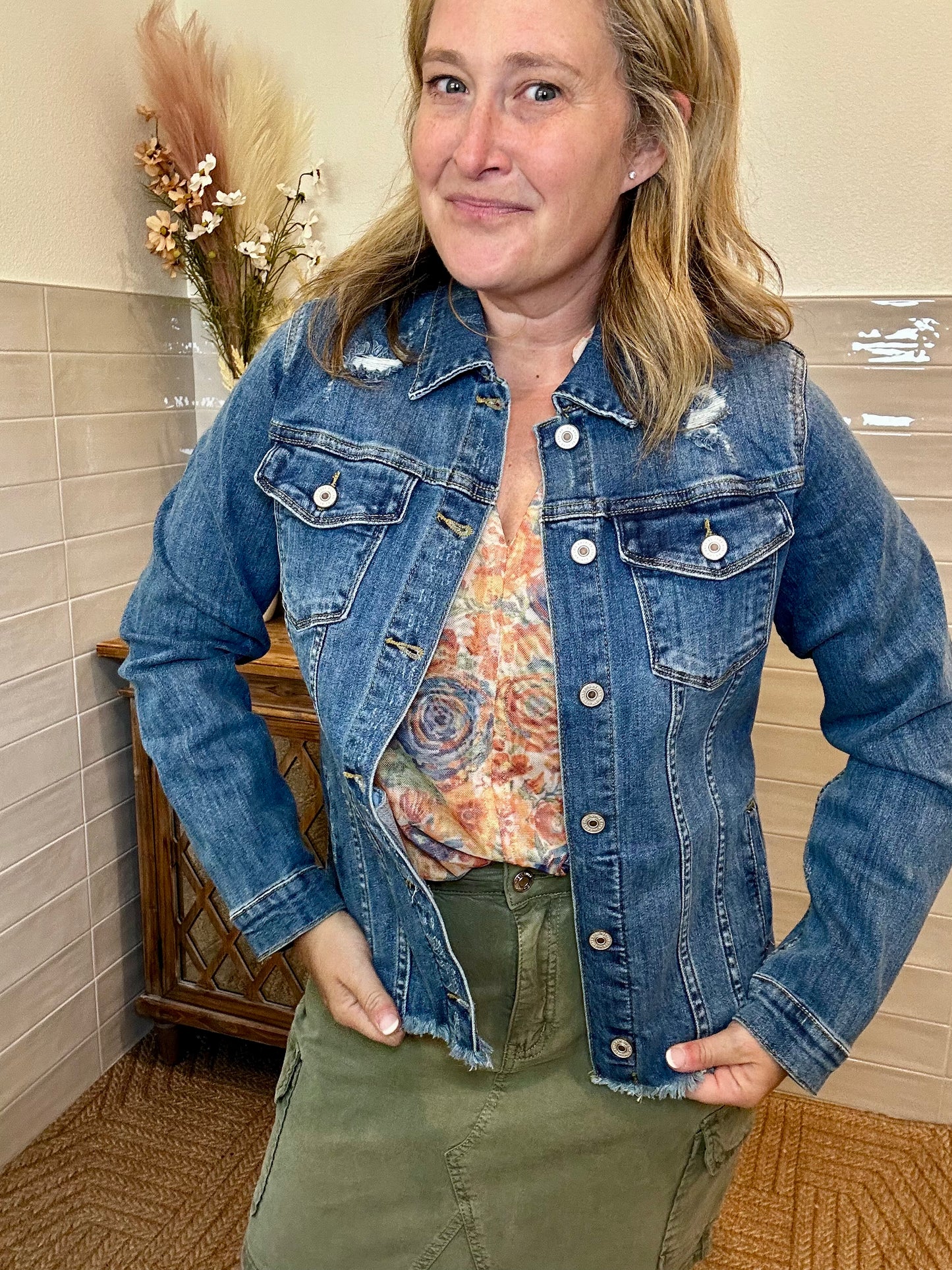 Medium Wash Denim Jacket
