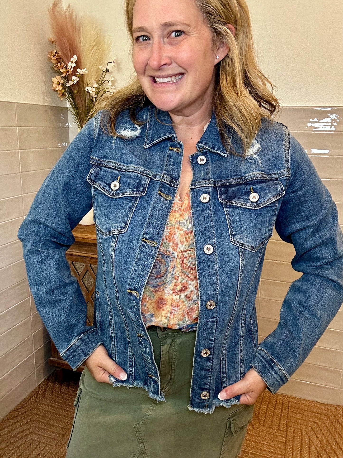 Medium Wash Denim Jacket