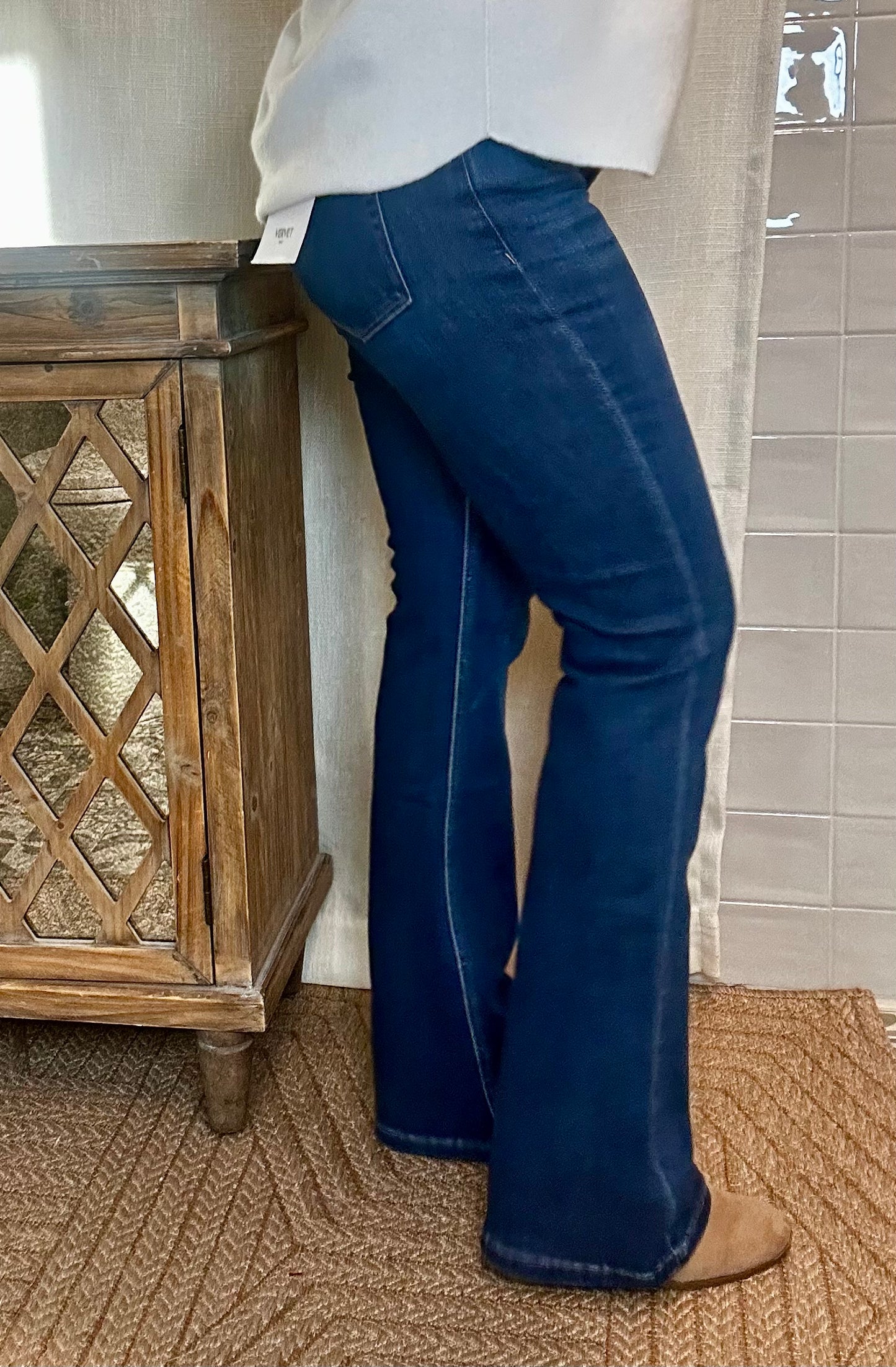 Little Sunshine High Rise Bootcut Jeans