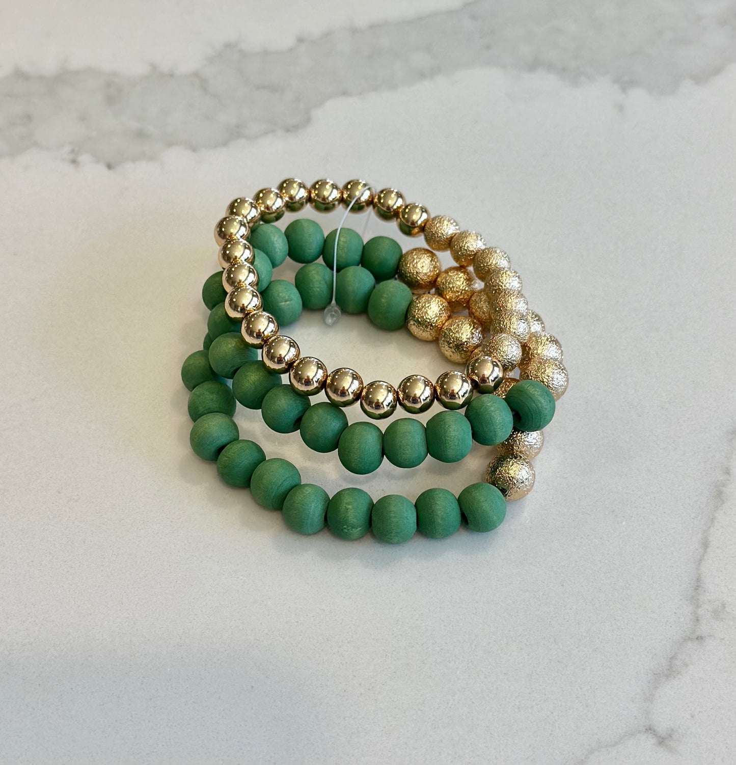 Wood Beaded Bracelets
