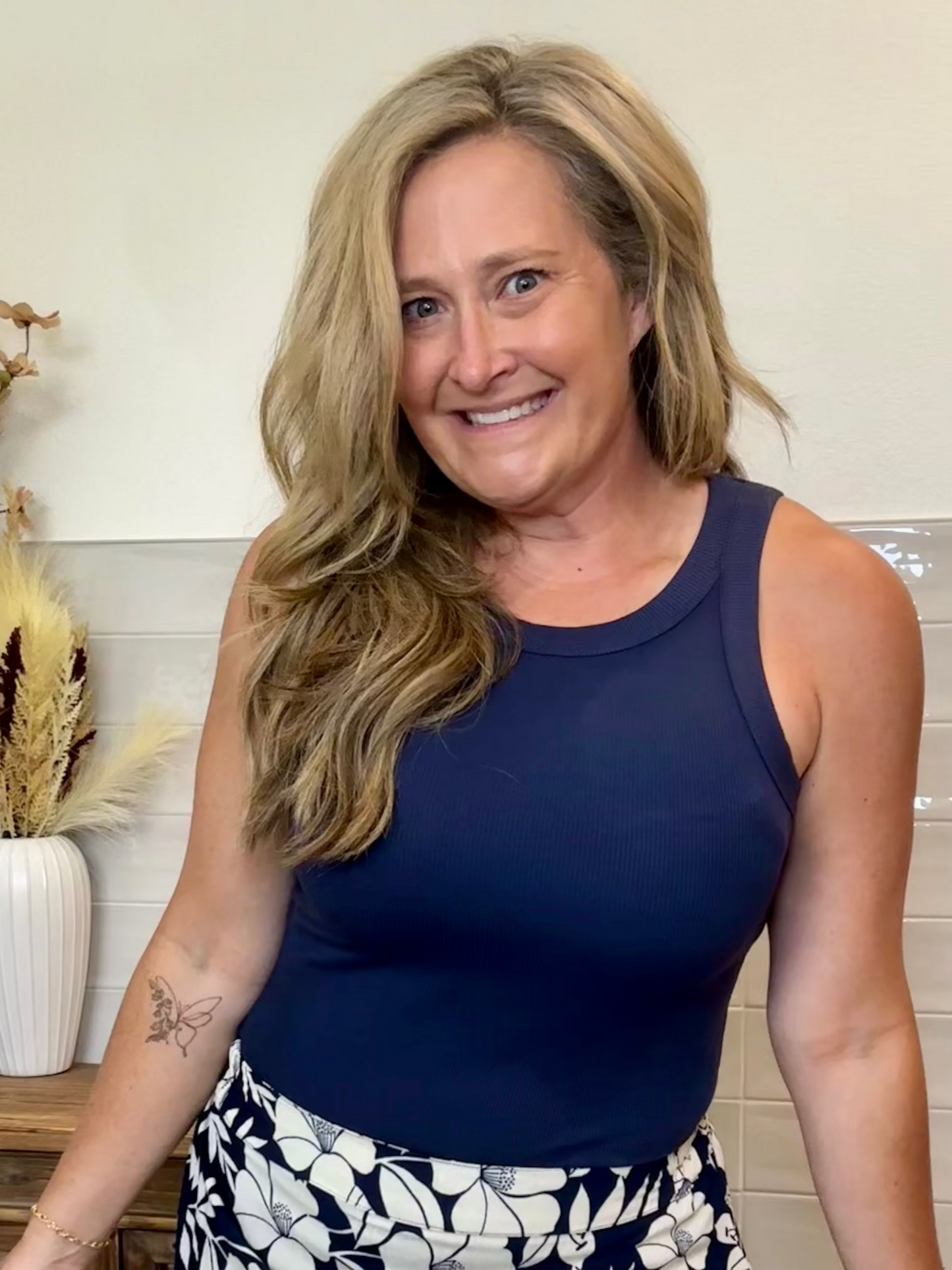 Soft Ribbed Round Neck Tank Tops - Several Colors
