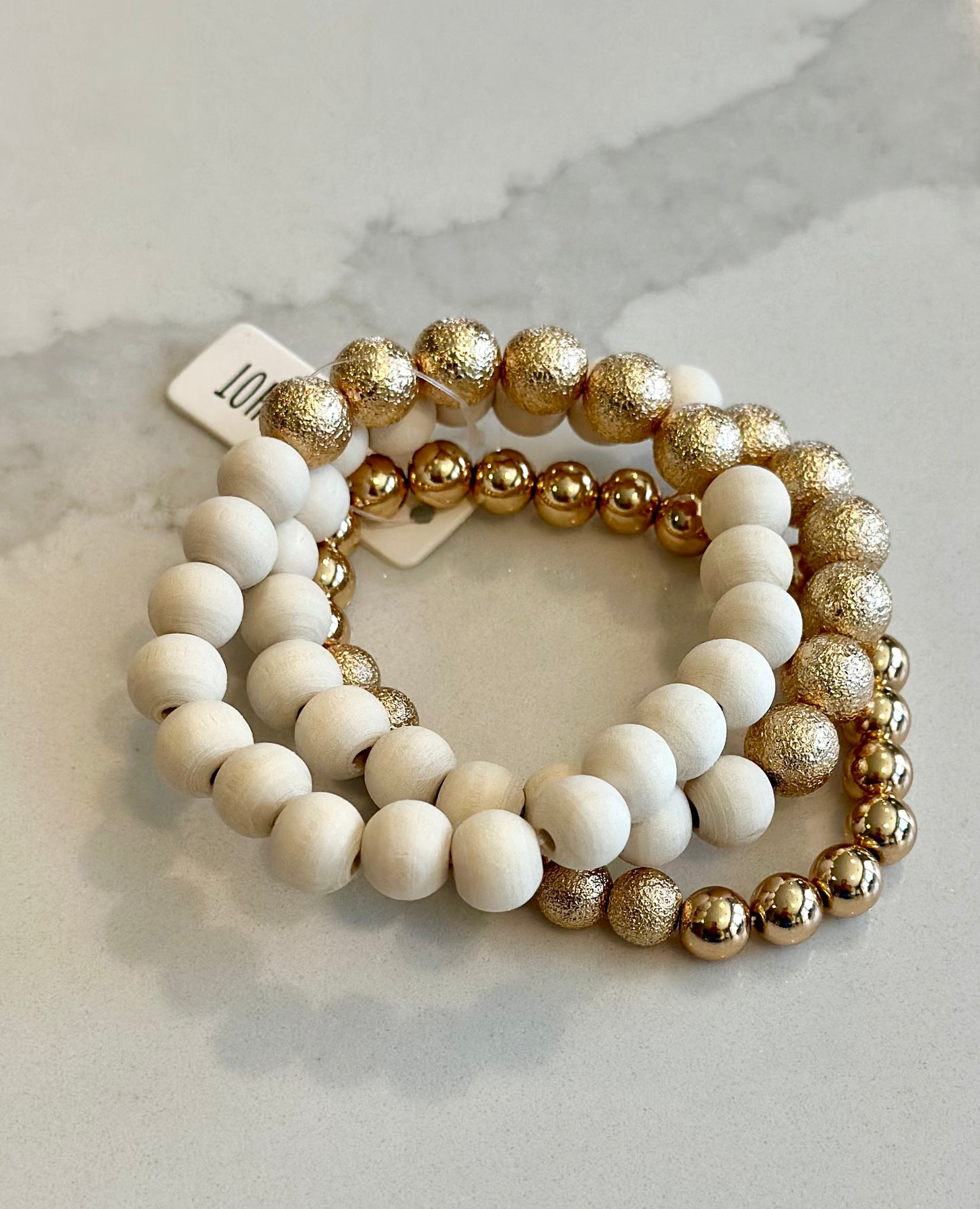 Wood Beaded Bracelets