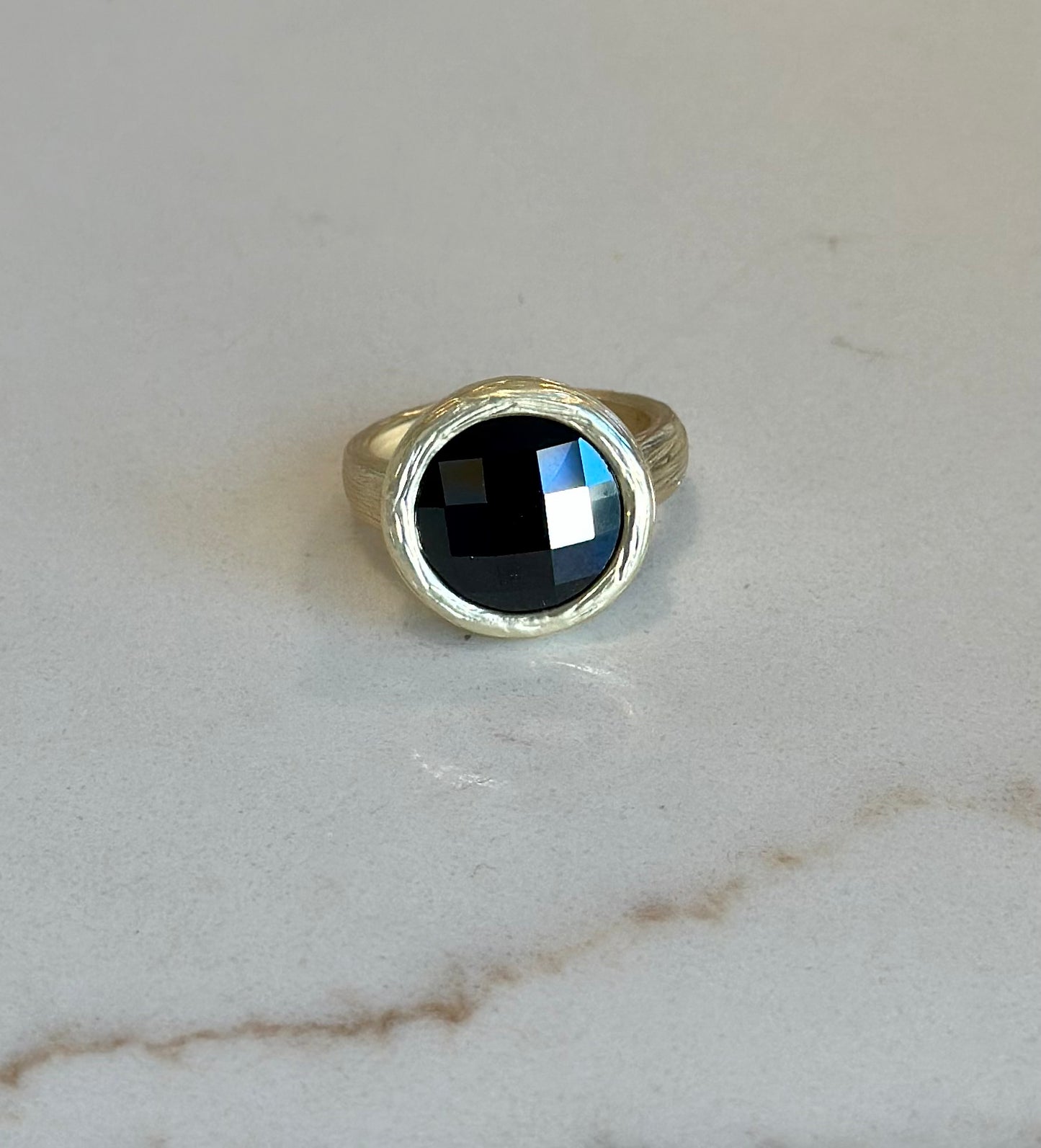 Mosey Jet Ring