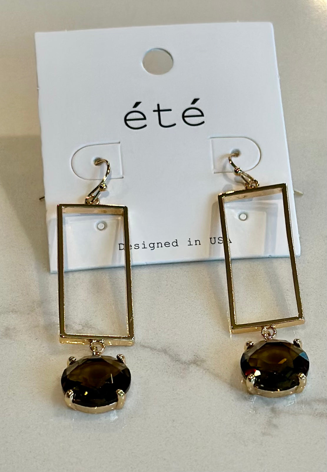 Crystal Drop Earrings