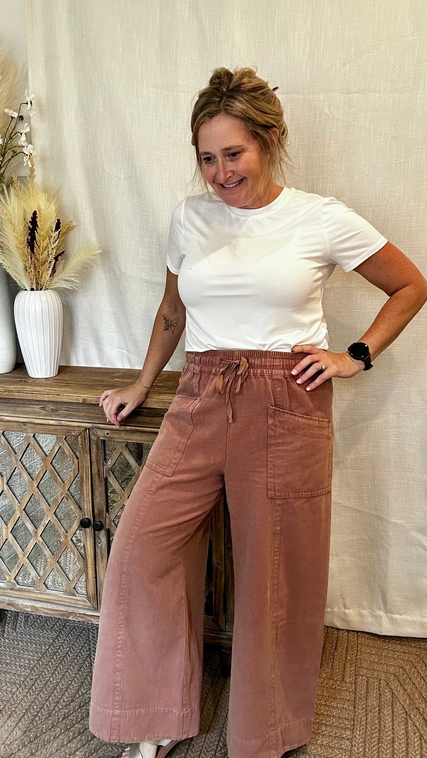 Mineral Wash Twill Pants