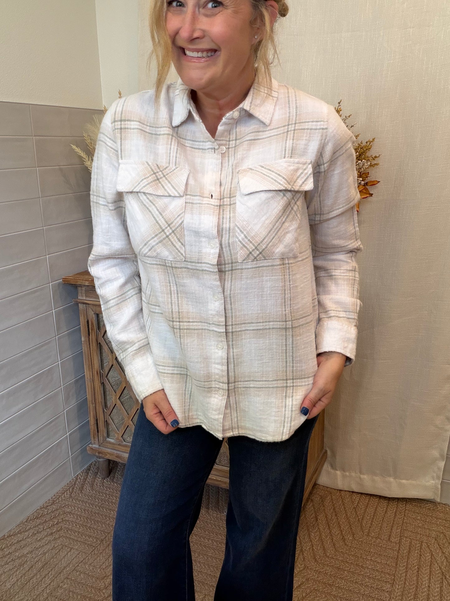 Mabel Olive Shirt