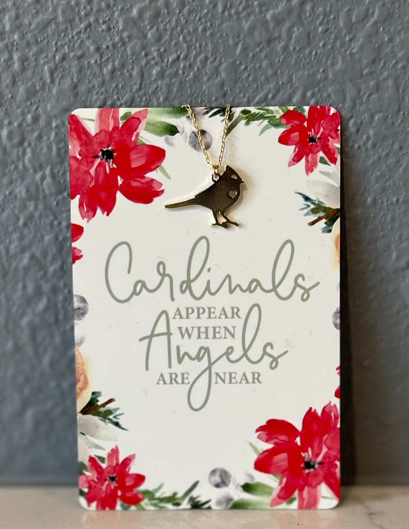 Angels Are Near Card and Necklace
