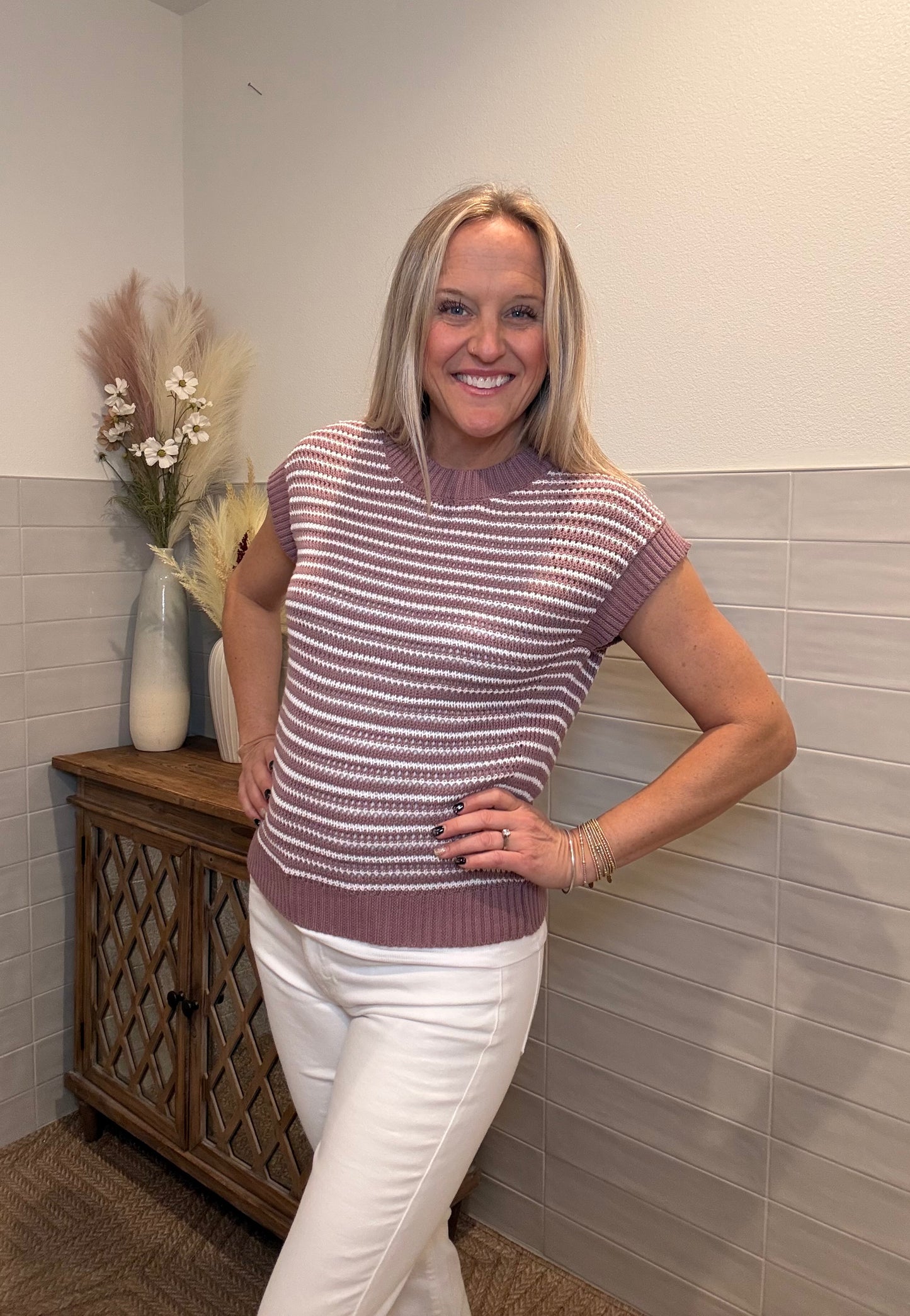 Textured Pullover Sweater