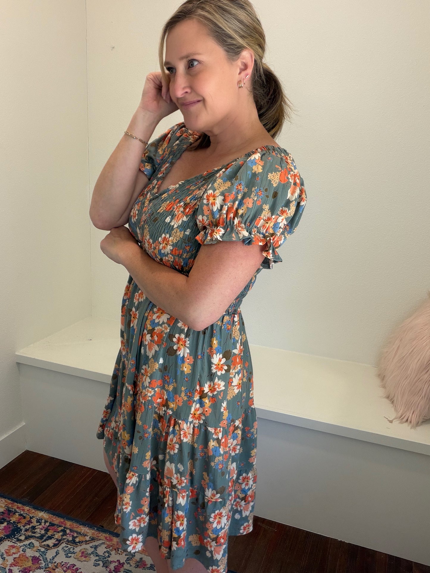 Smocked Bodice Dress - Restocked