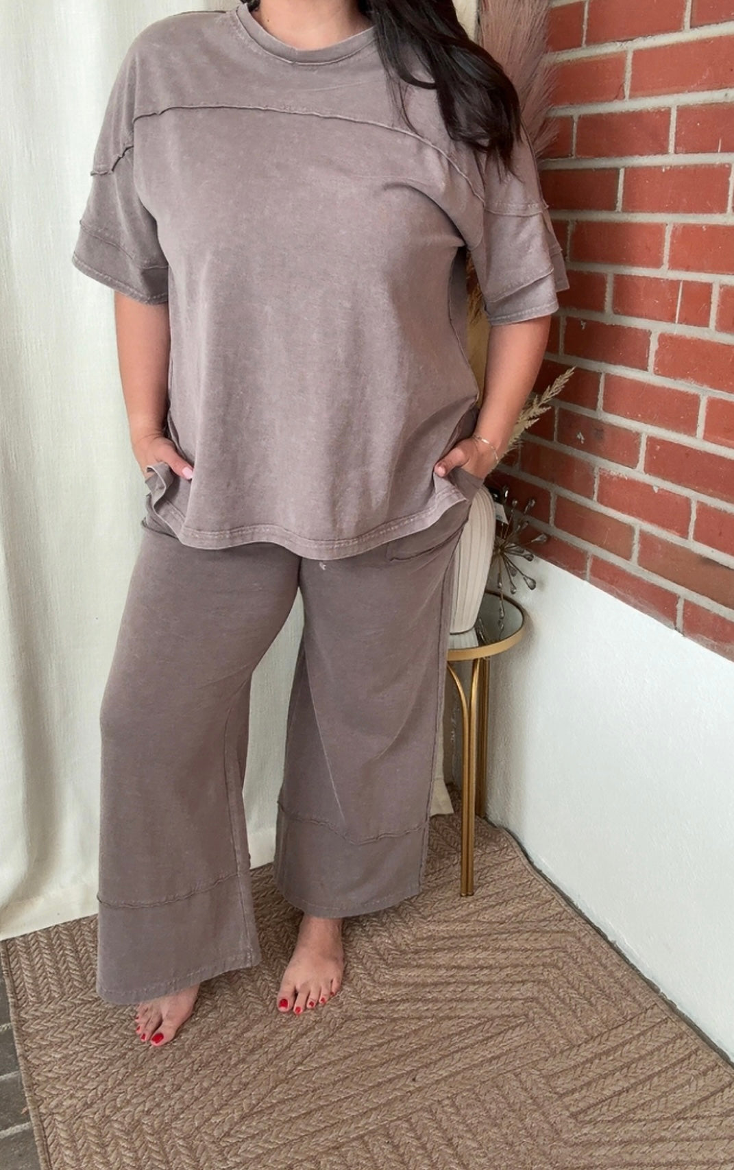 Mineral Washed Pants