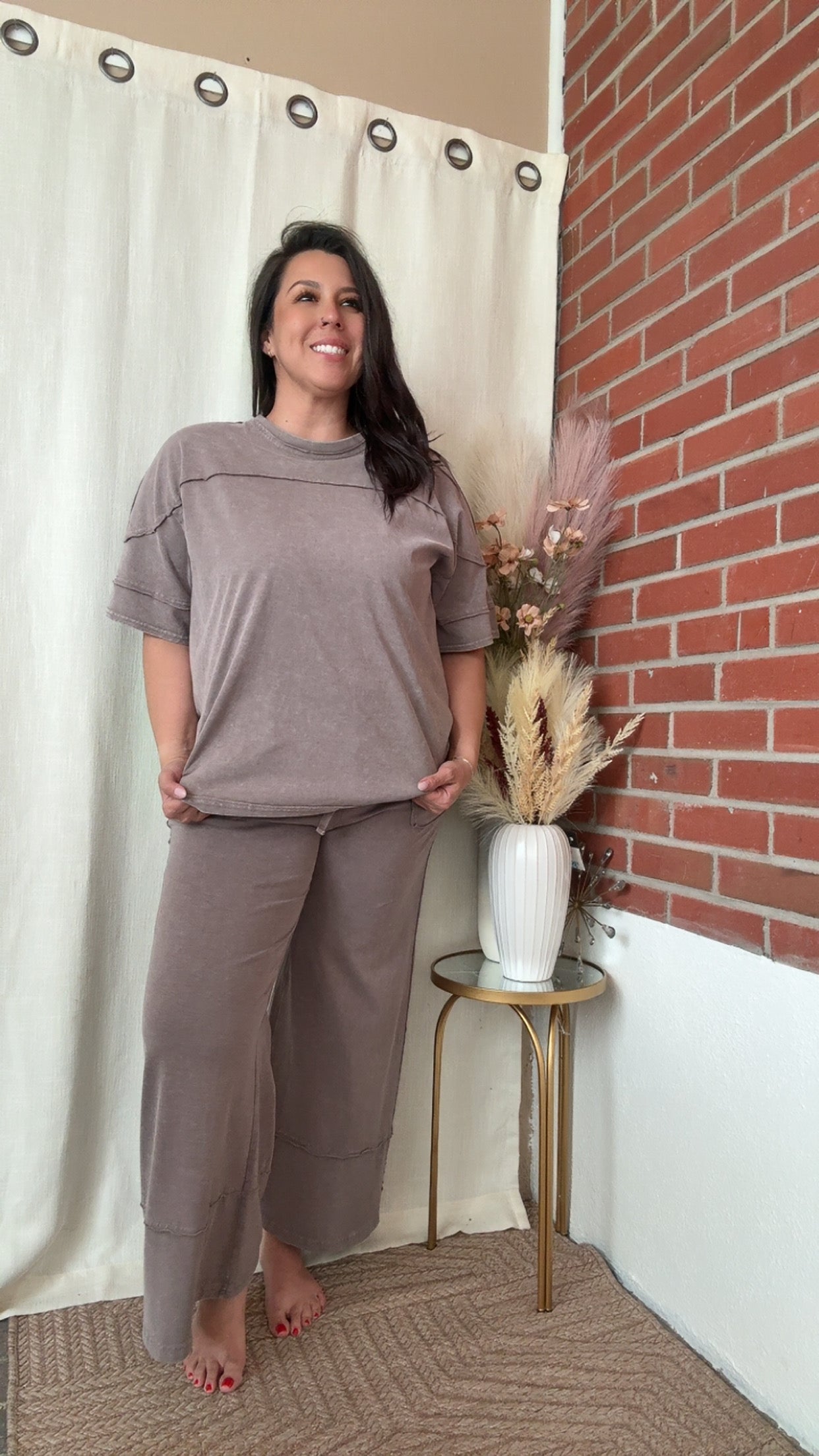 Mineral Washed Pants