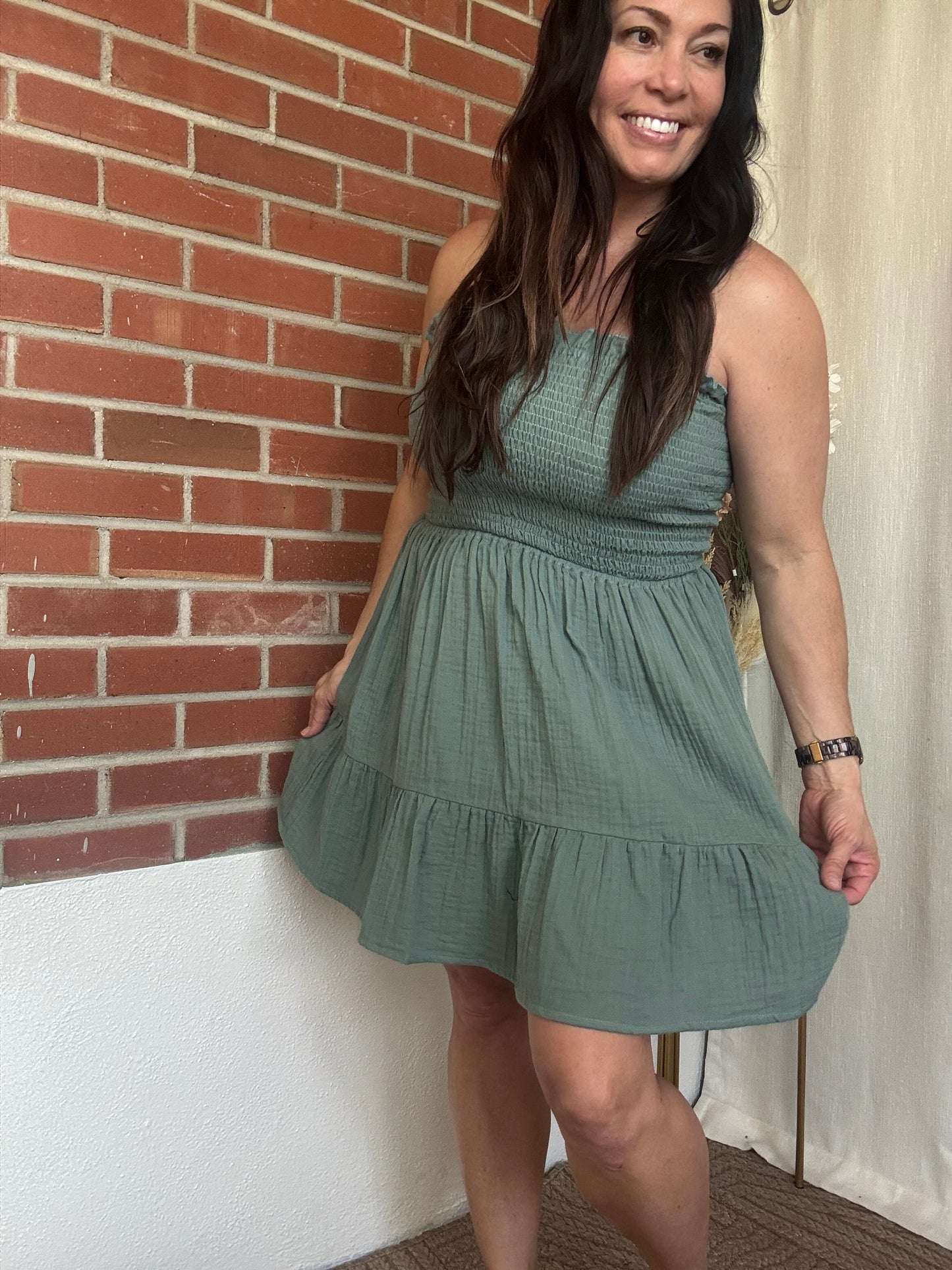 Sage Daiquiri Dress