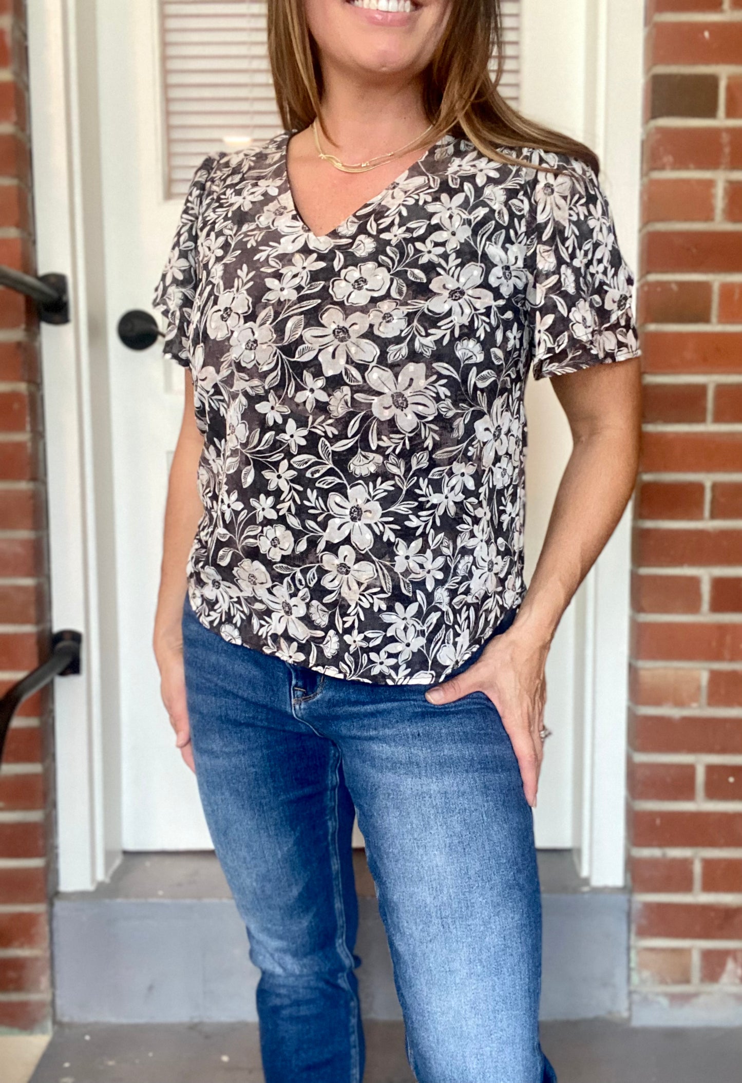 Chiffon Dot Blouse