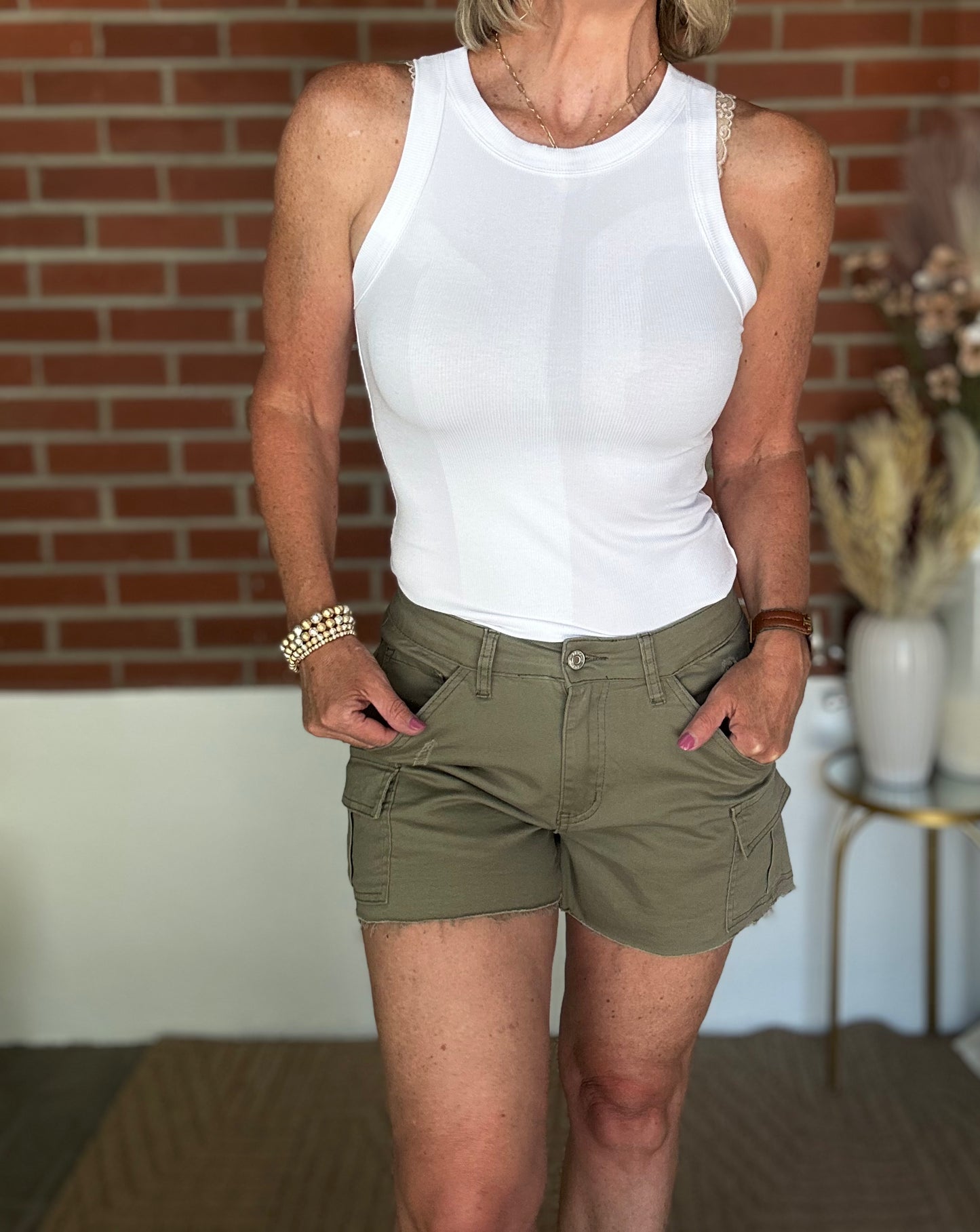 Soft Ribbed Round Neck Tank Tops - Several Colors