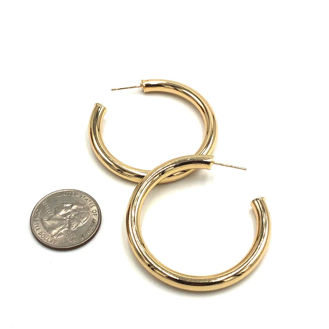 Large Gold Hoops