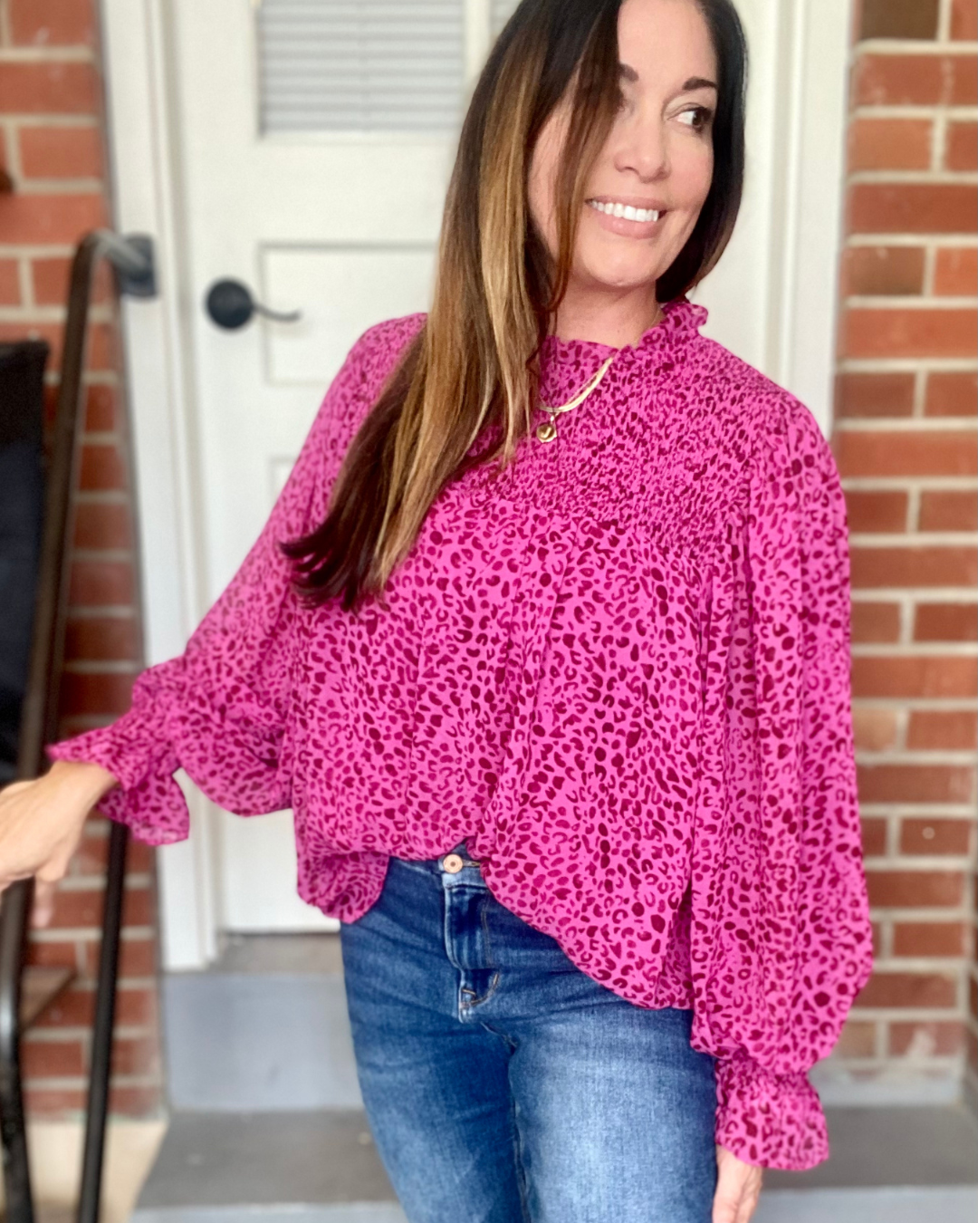 Magenta Blouse