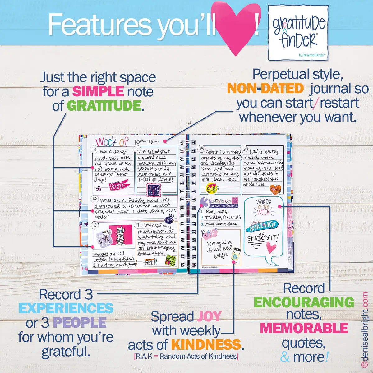 Gratitude Finder Journals - Various Styles